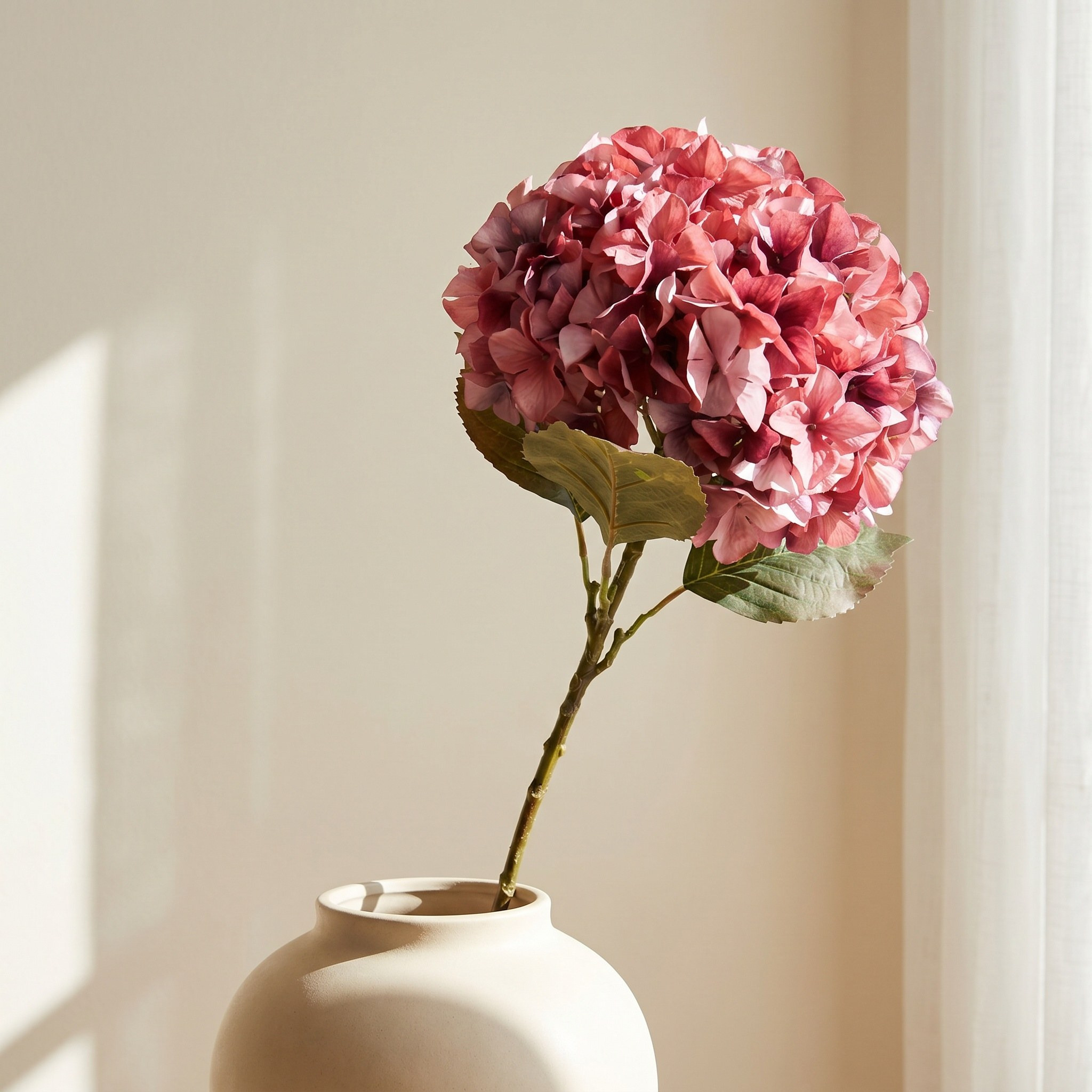 Hydrangea Stem - 73 cm-household-gardenandoutdoor-artificialflowersandplants-stems-image-1