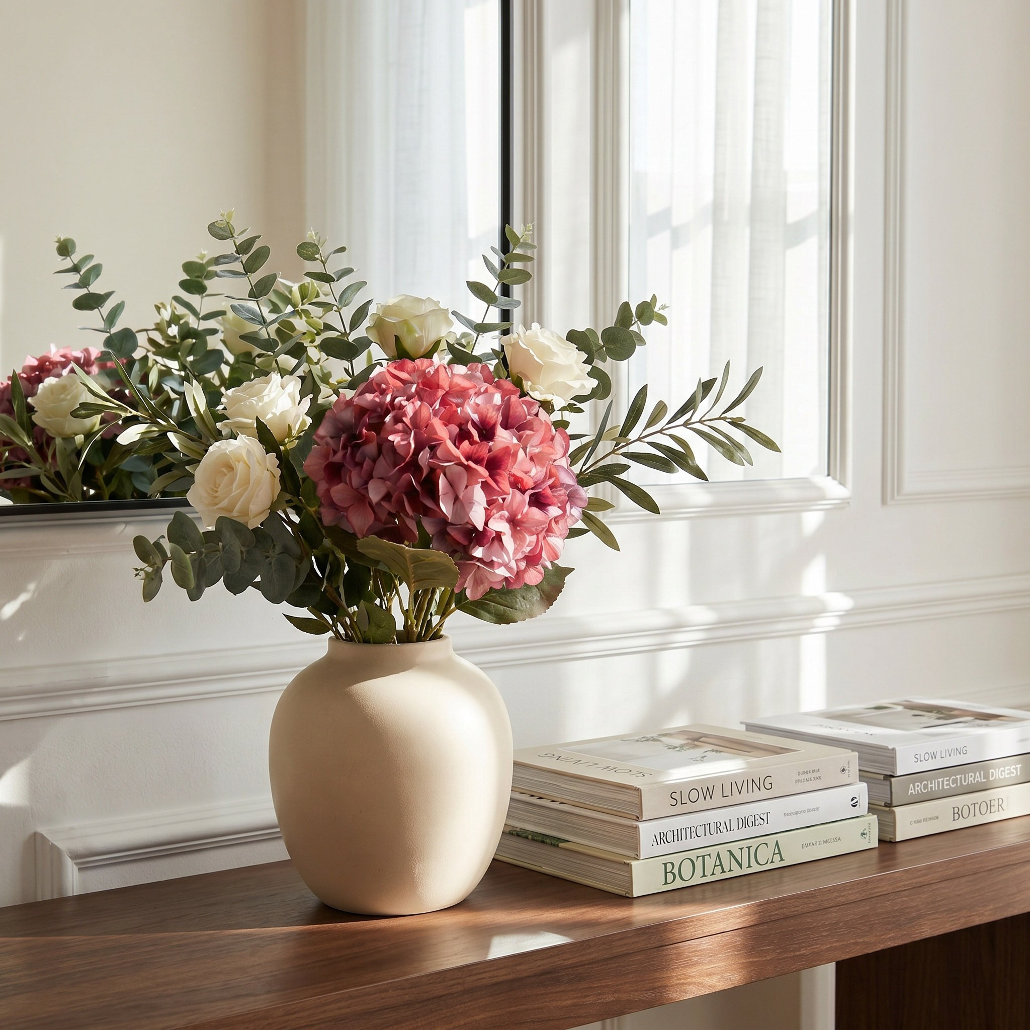 Hydrangea Stem - 73 cm-household-gardenandoutdoor-artificialflowersandplants-stems-image-3