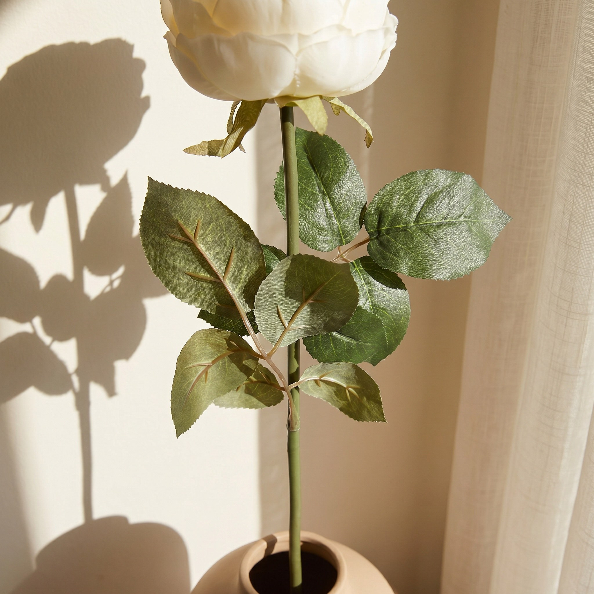 Autumn Rose Stem - 61 cm-household-gardenandoutdoor-artificialflowersandplants-stems-image-2