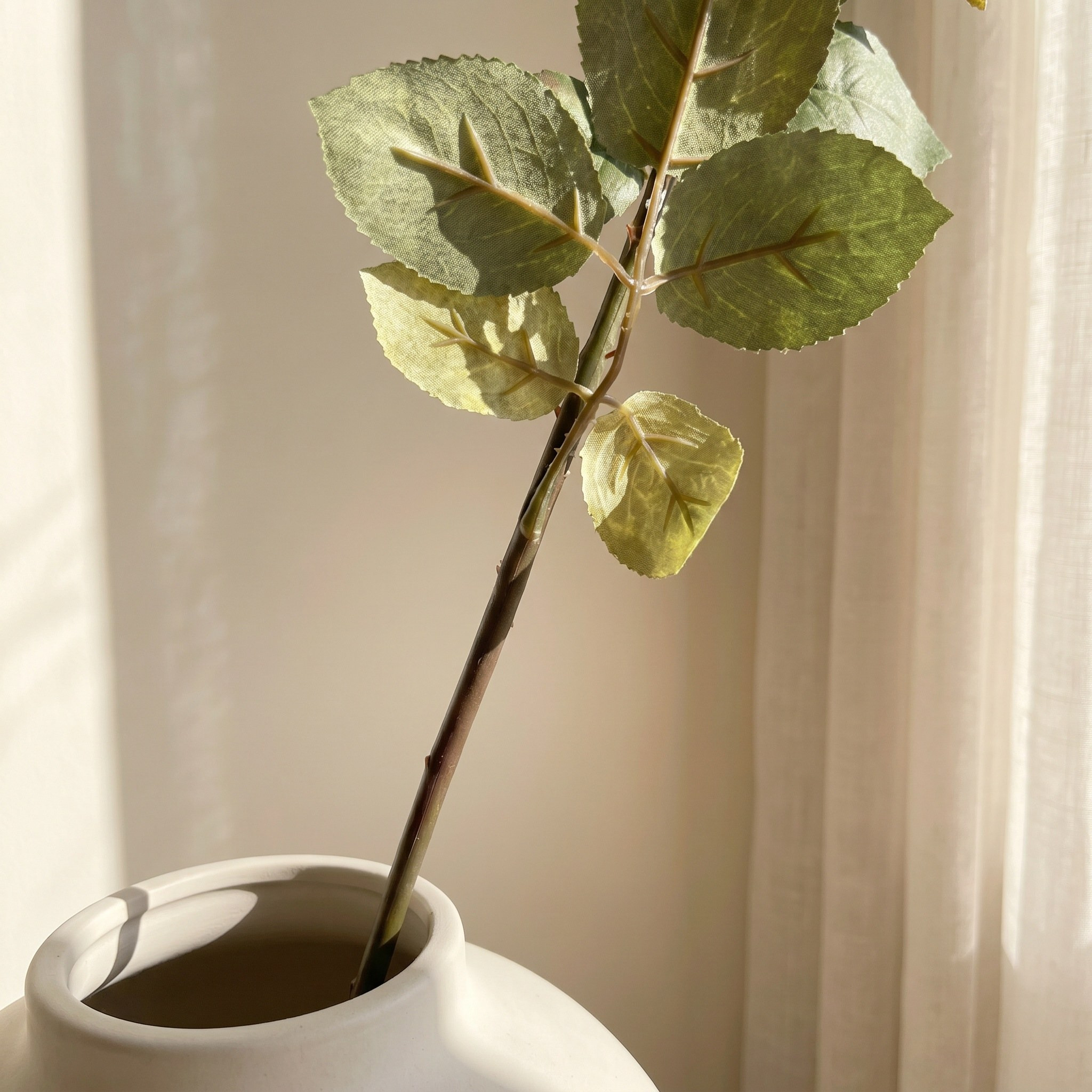 Autumn Rose Stem - 61 cm-household-gardenandoutdoor-artificialflowersandplants-stems-image-2