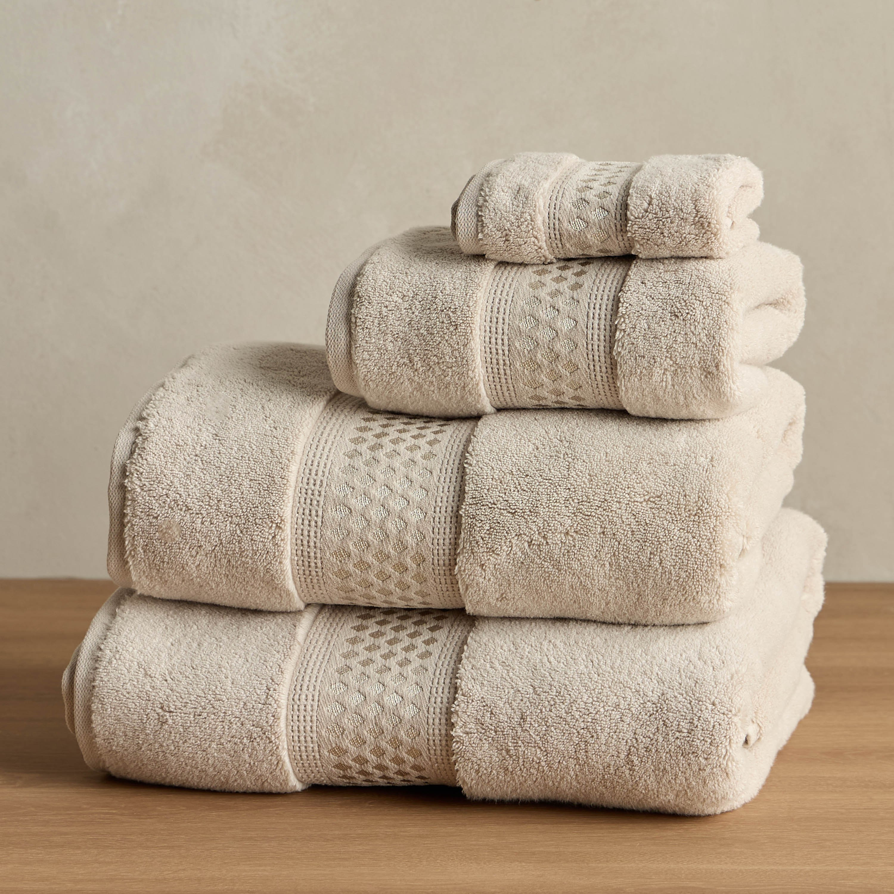 The White Studio 750 GSM Turkish Cotton Hand Towel - 50x90 cm-household-bathandlaundry-bathlinen-towels-image-5