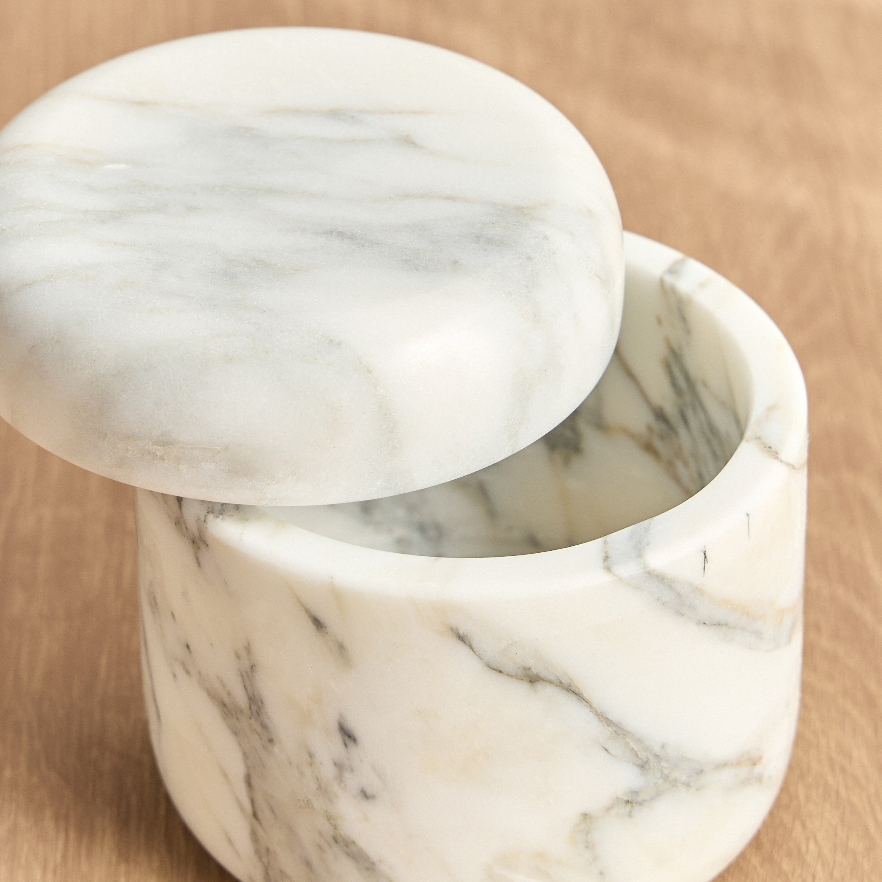The White Studio Arabescato Italian Cotton Jar-household-bathandlaundry-bathaccessories-tissueboxesandcottonjars-image-3