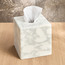 The White Studio Arabescato Italian Tissue Box Cover-household-bathandlaundry-bathaccessories-tissueboxesandcottonjars-image-1