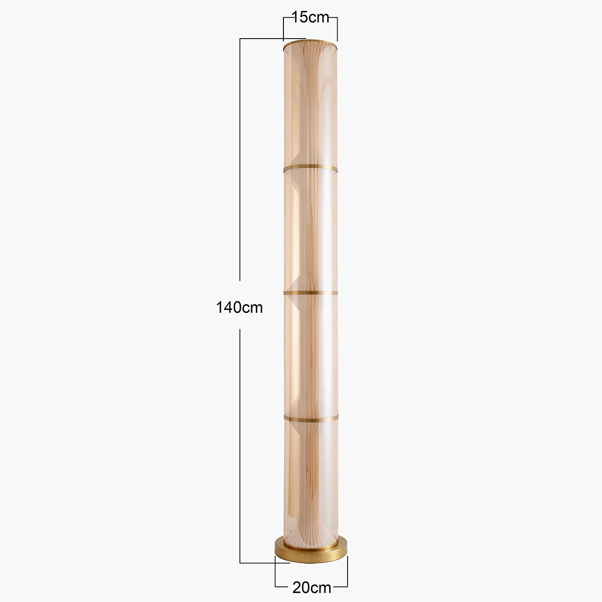 Haizam Glass Floor Lamp - 140 cm-household-lighting-floorlamps-image-5