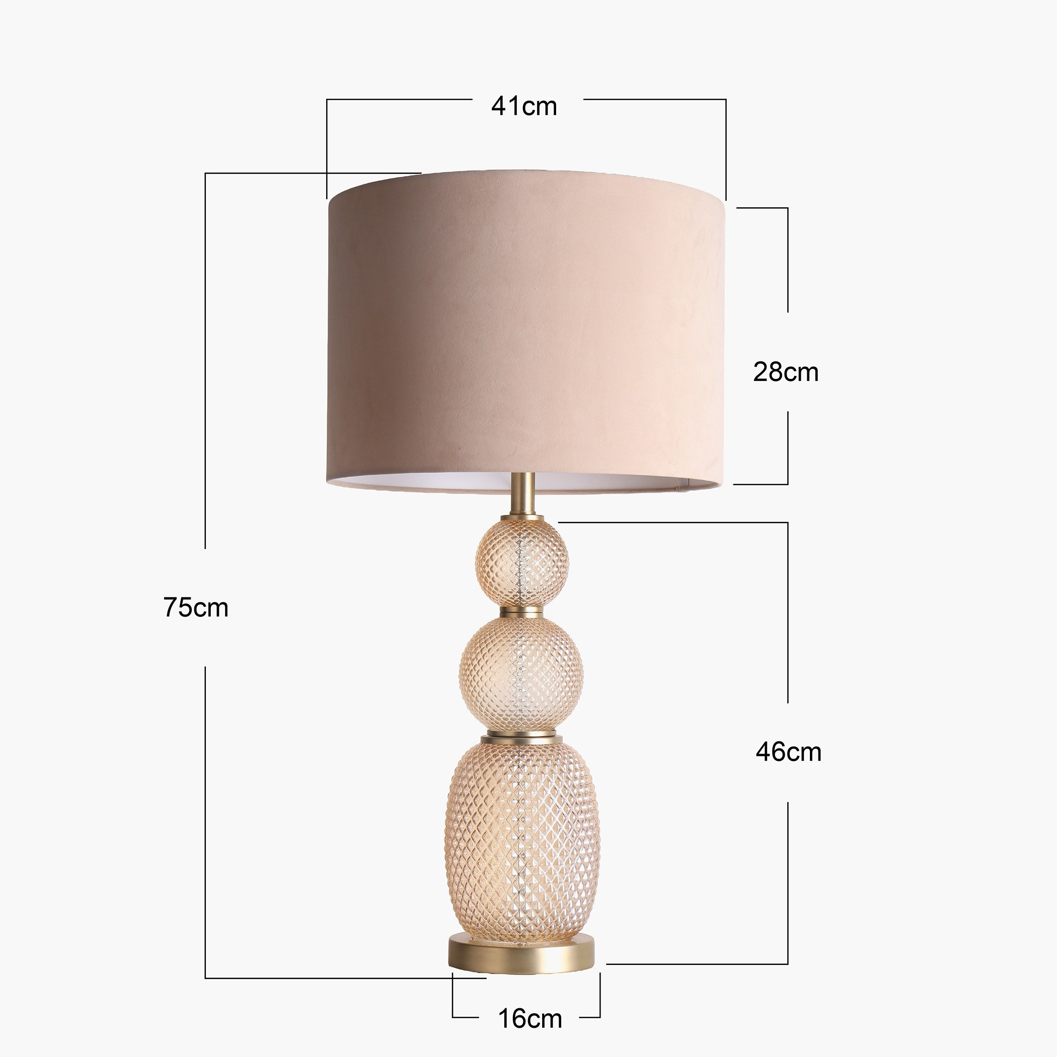 Yarra Glass Table Lamp - 76 cm-household-lighting-tableanddesklamps-image-5