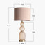 مصباح طاولة زجاجي - يارا - 76 سم-household-lighting-tableanddesklamps-image-1