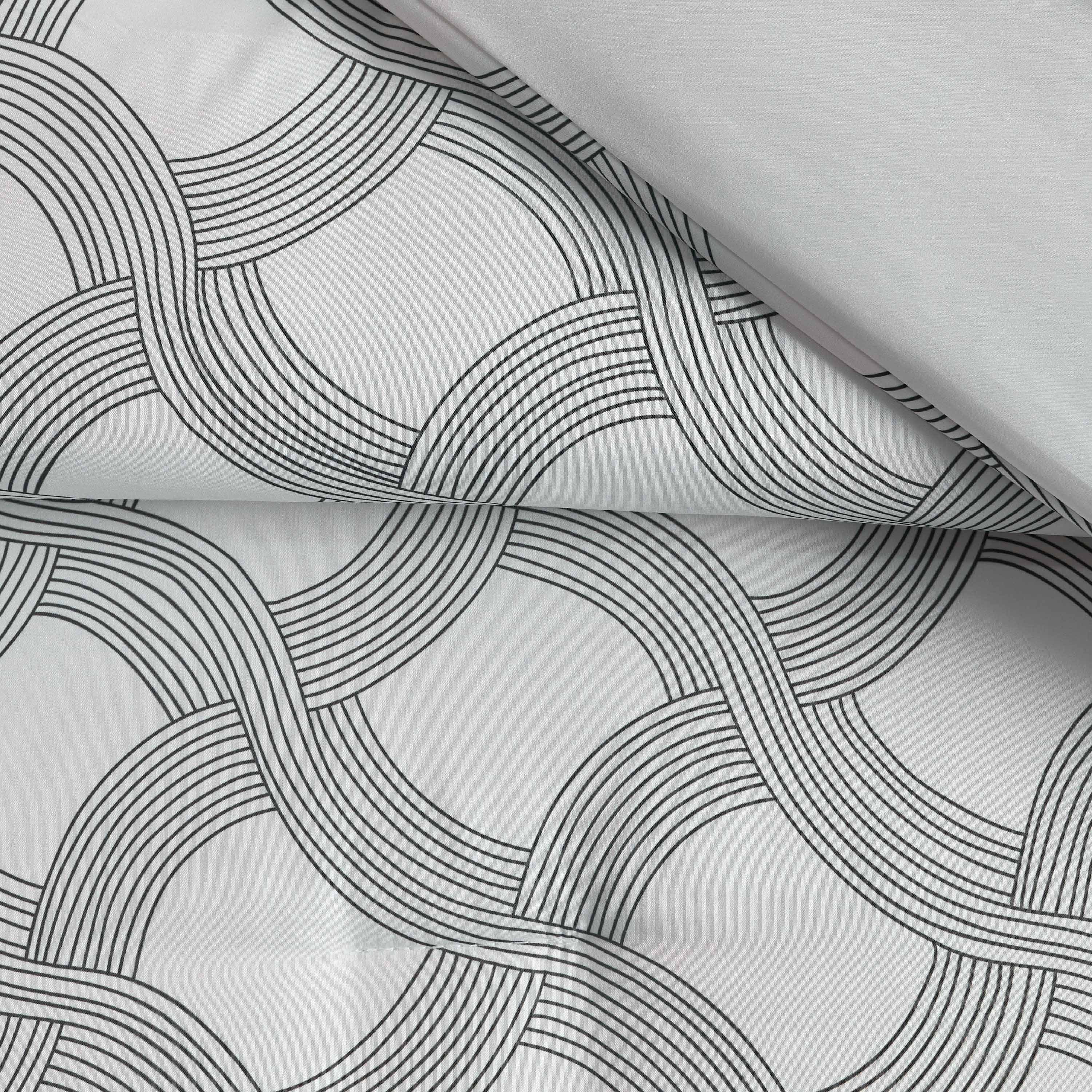 طقم لحاف كوين 3 قطع بطبعات - ليا - 220x230 سم-household-bedding-comfortersandbedspreads-comforters-image-4