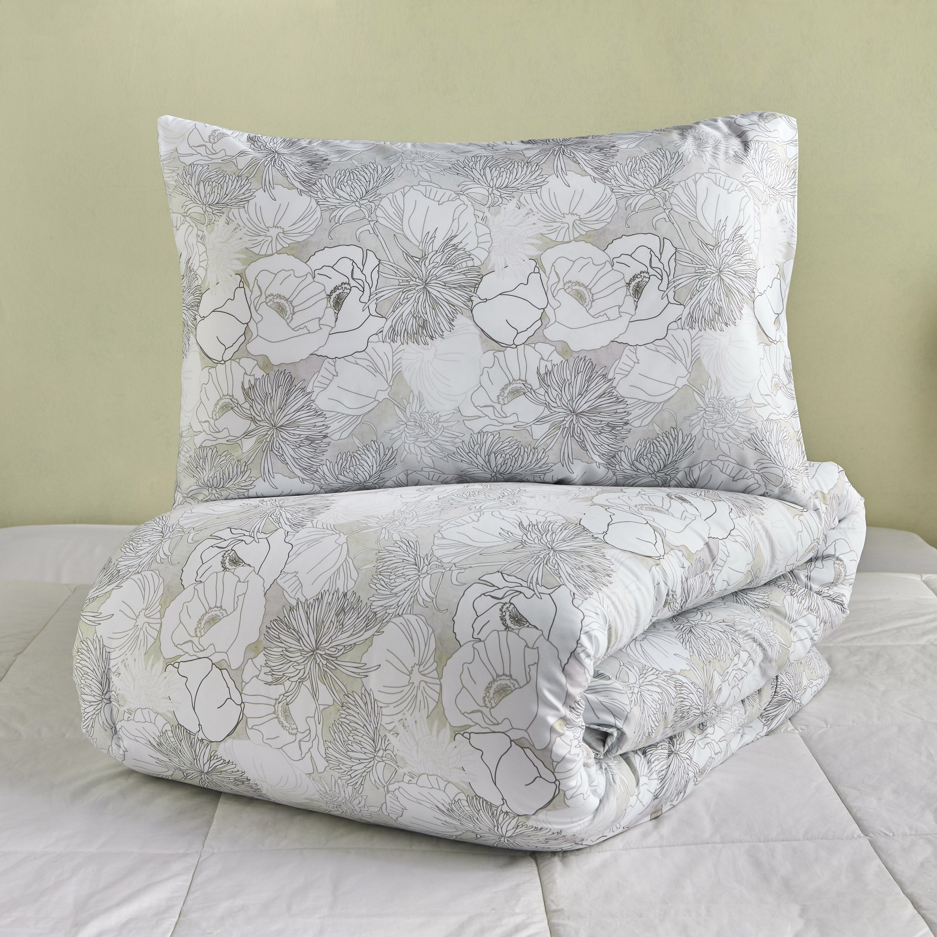 Olara Printed 2-Piece Full Comforter Set - 160x230 cm-household-bedding-comfortersandbedspreads-comforters-image-6