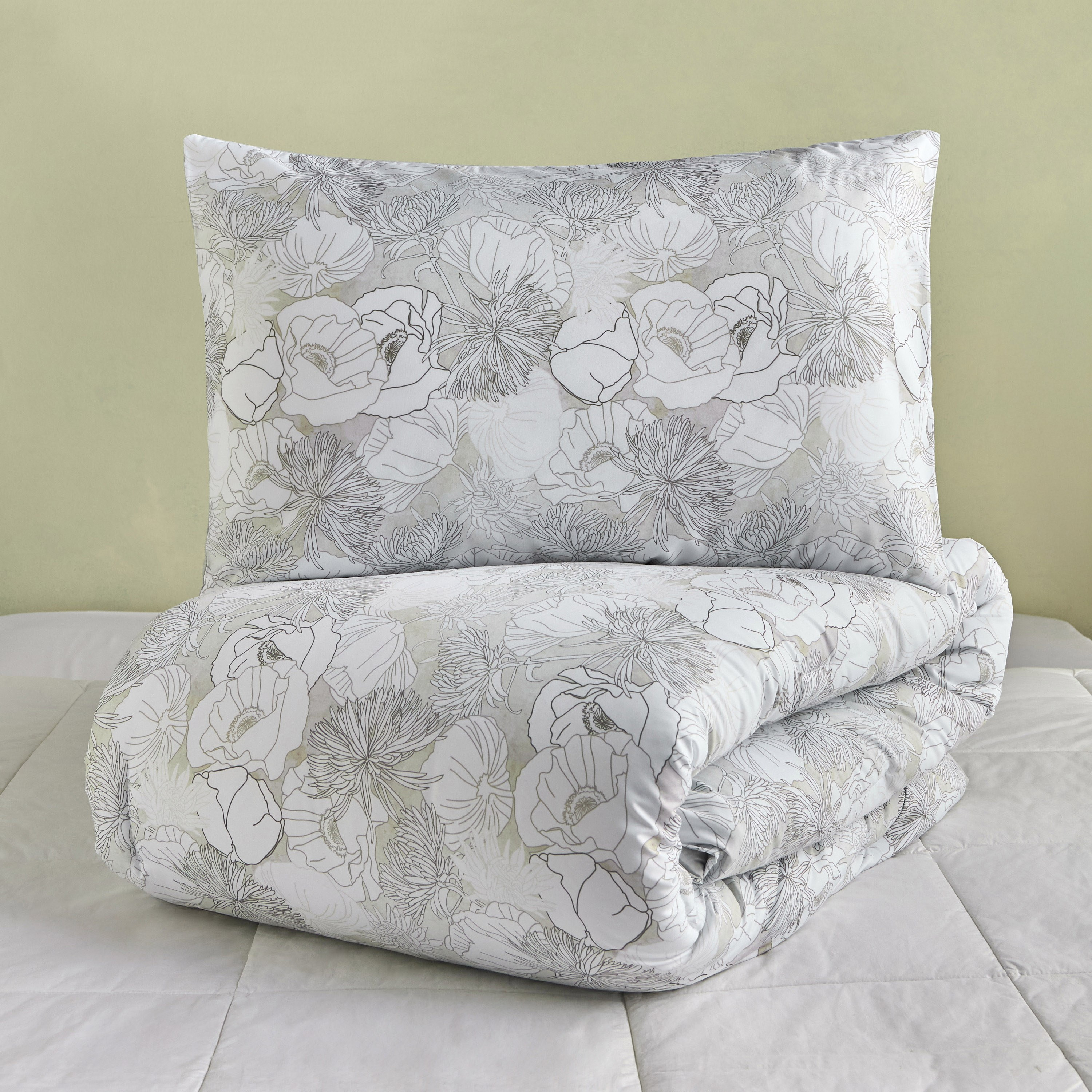 Olara Printed 3-Piece Queen Comforter Set - 220x230 cm-household-bedding-comfortersandbedspreads-comforters-image-6