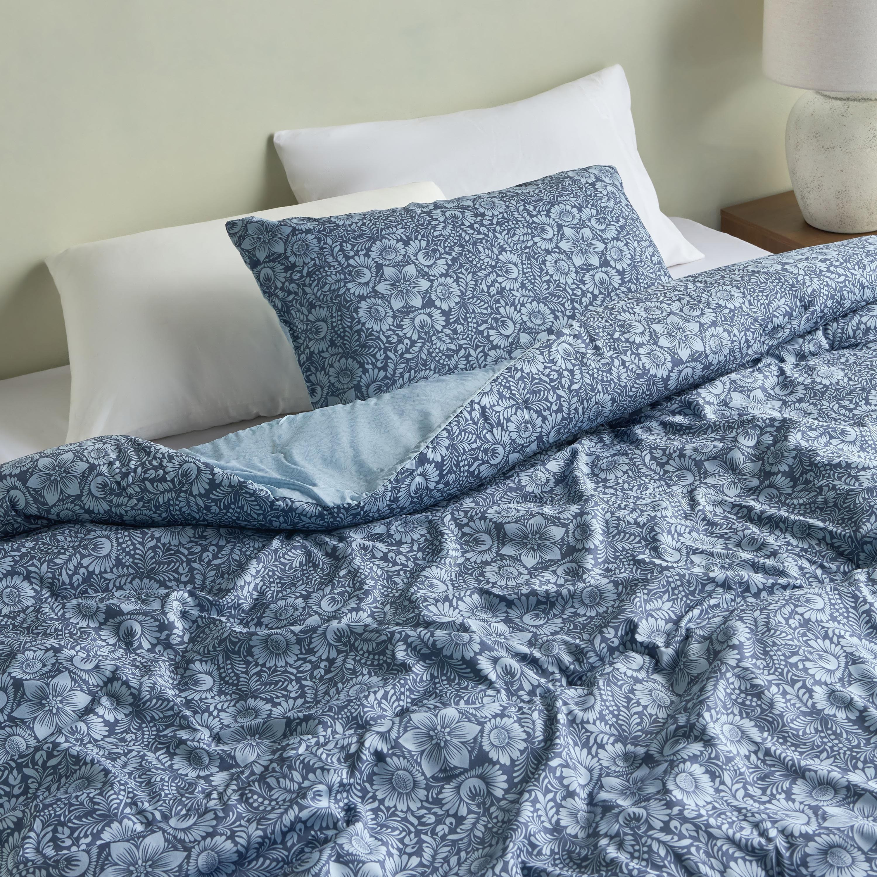Yilan Printed 2-Piece Full Comforter Set -160x230 cm-household-bedding-comfortersandbedspreads-comforters-image-5