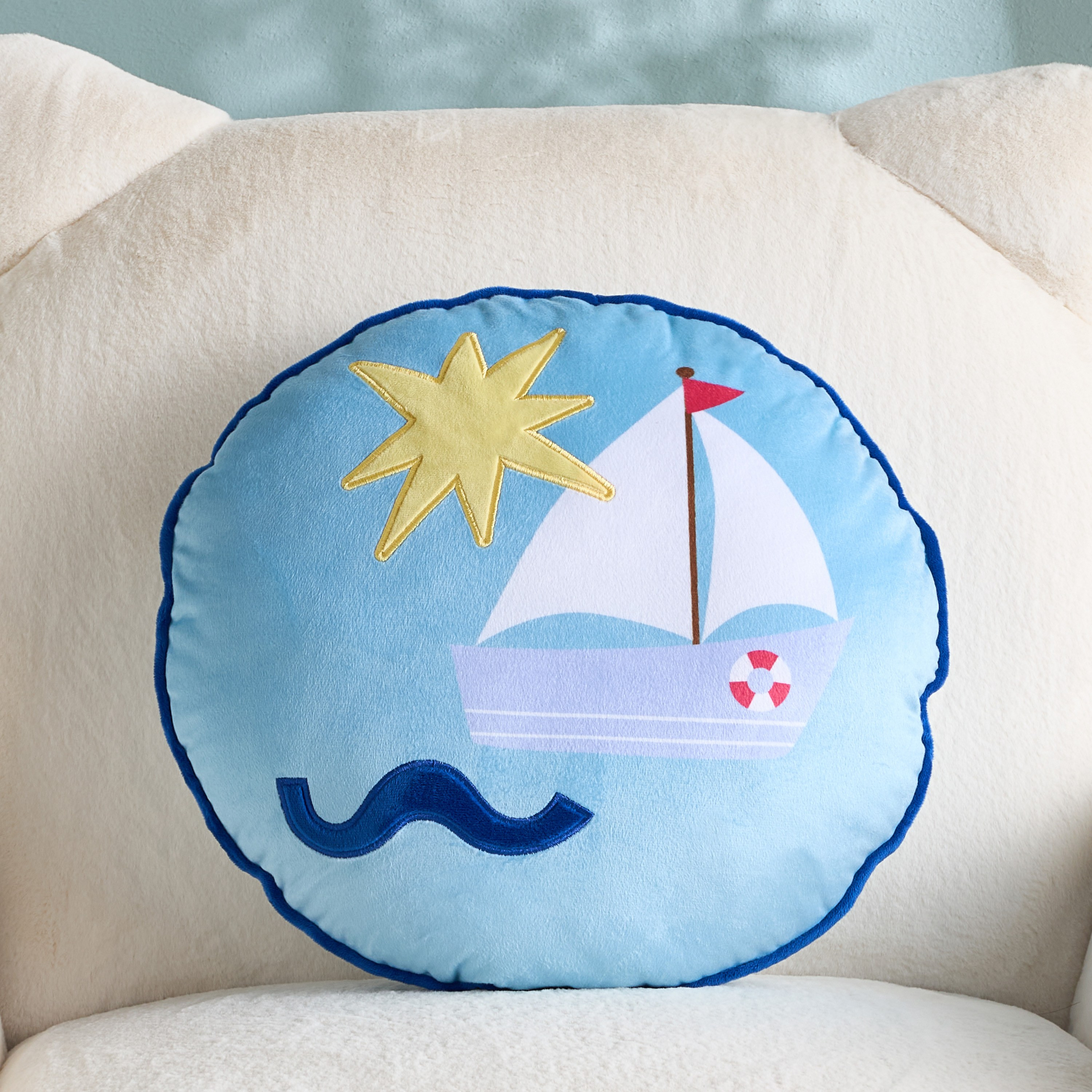 Presley Sailing Filled Cushion - 45 cm