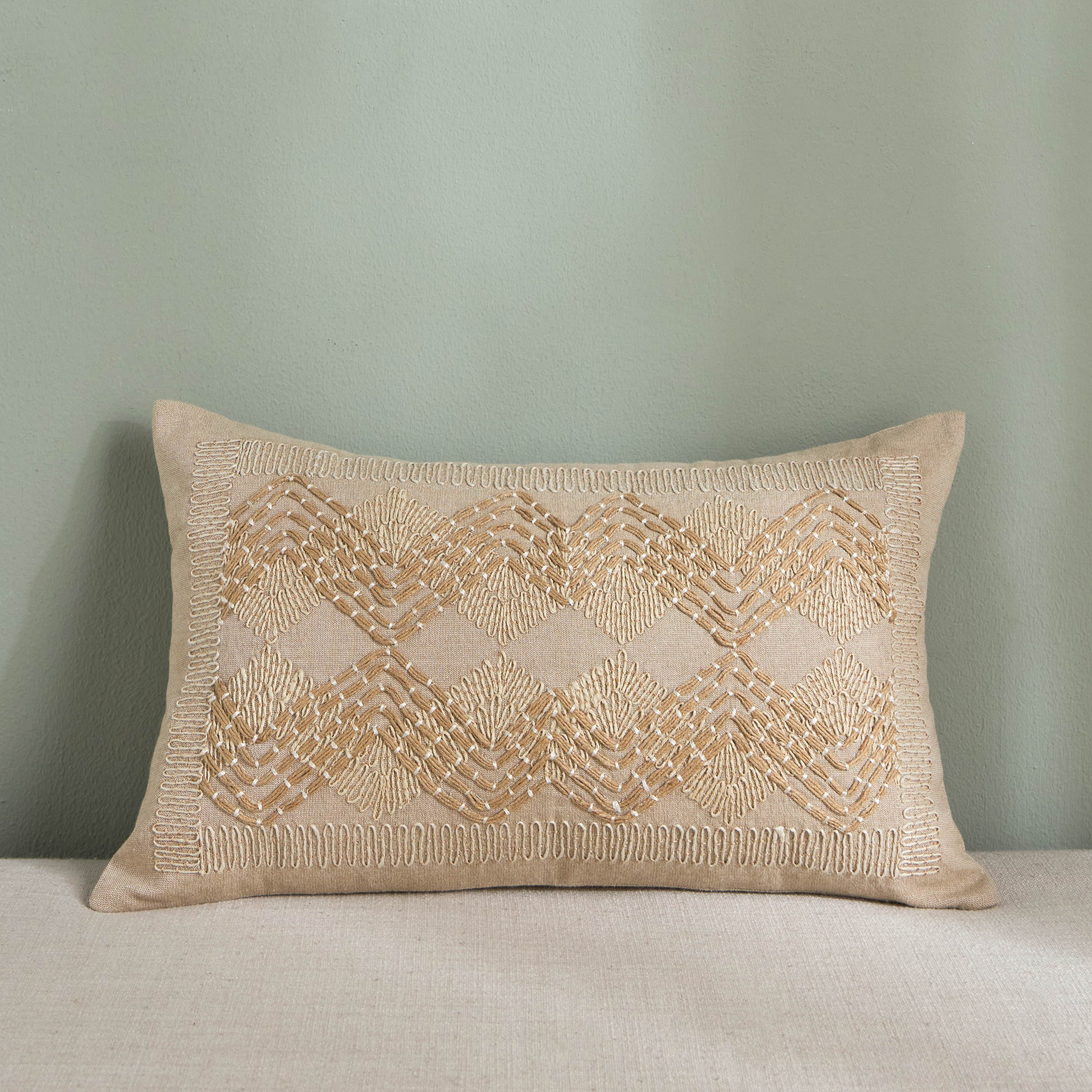 Willow Embroidered Cushion Cover-household-cushionsandthrows-cushioncovers-image-1