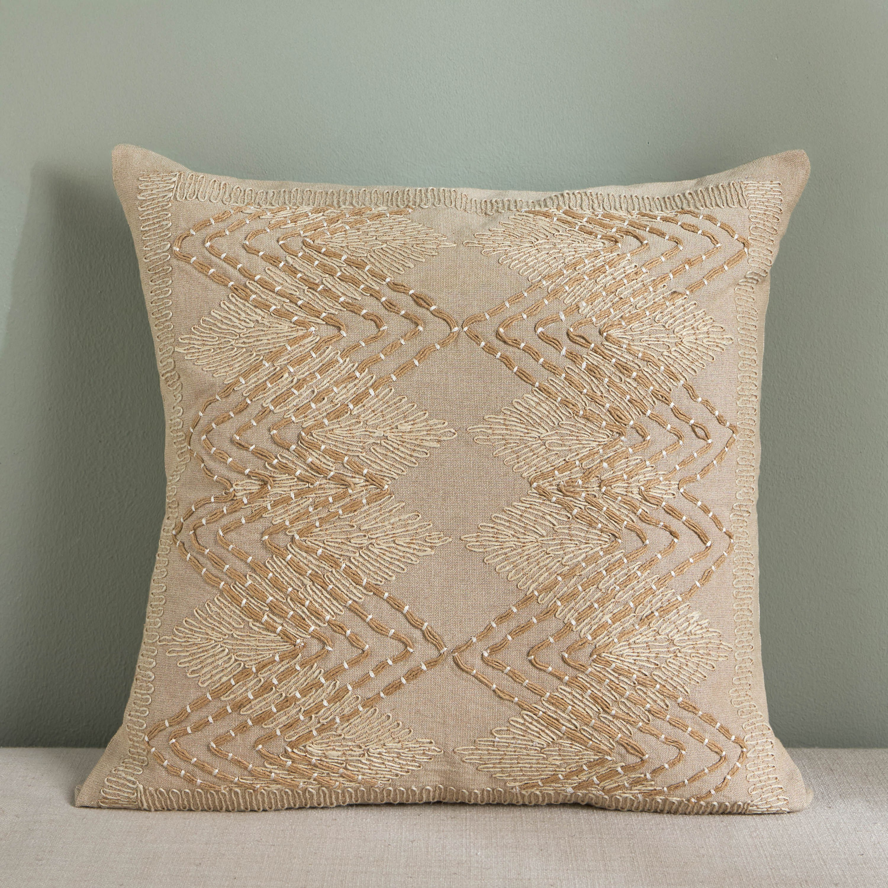 Willow Embroidered Cushion Cover-household-cushionsandthrows-cushioncovers-image-1