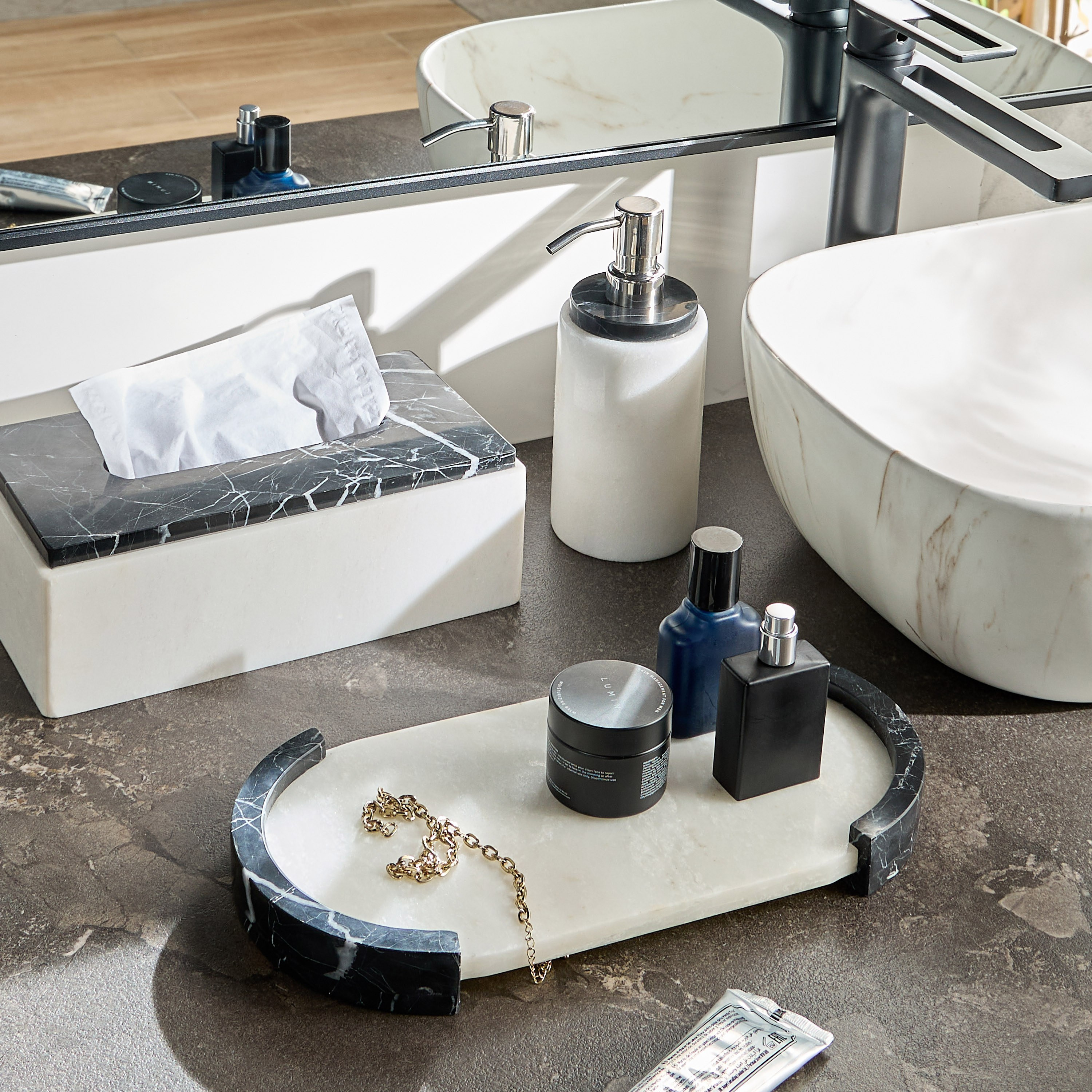صينية مناشف إيطالية - باليساندرو-household-bathandlaundry-bathaccessories-toweltraysandplatforms-image-3