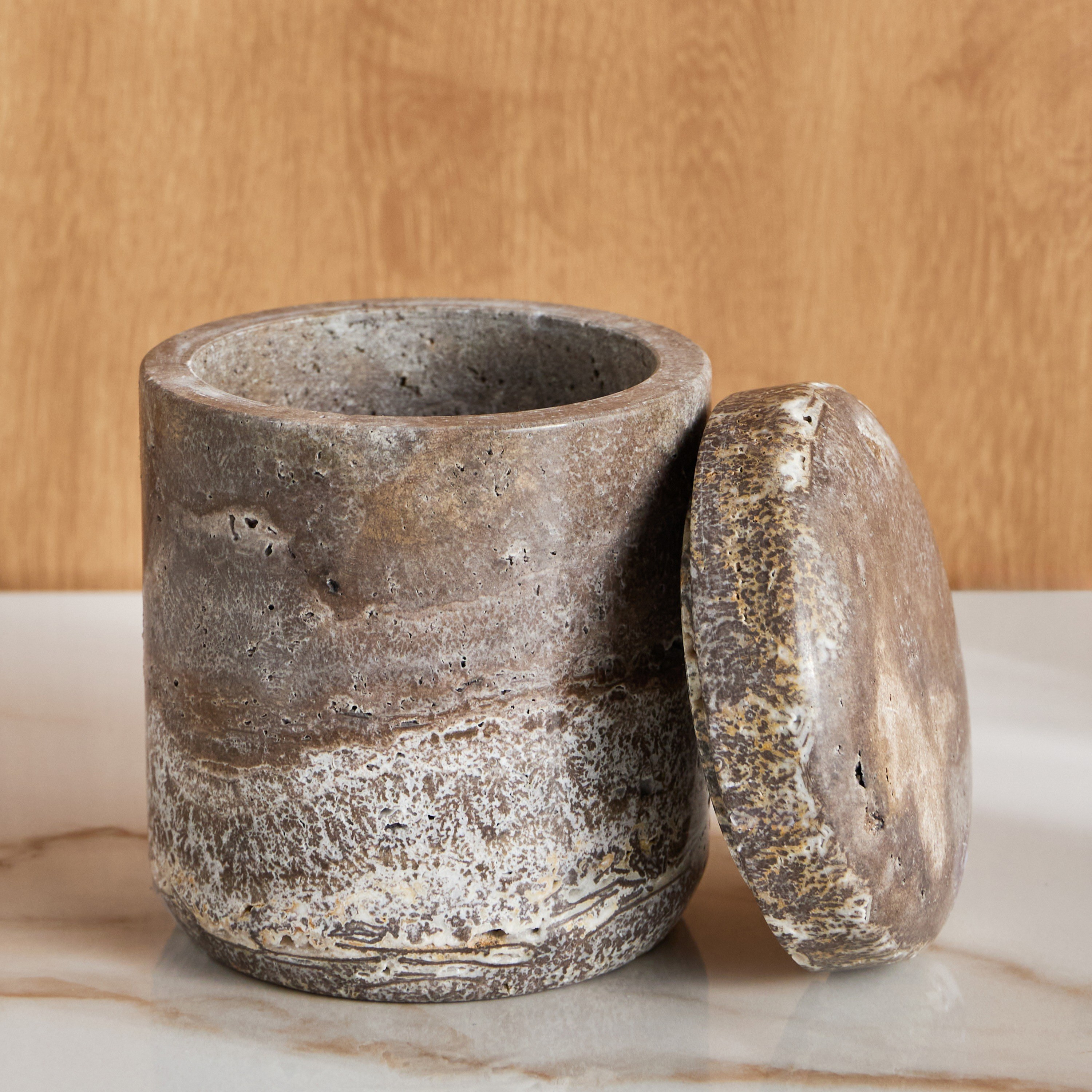 Dark Opulence Titanium Cotton Jar-household-bathandlaundry-bathaccessories-tissueboxesandcottonjars-image-2