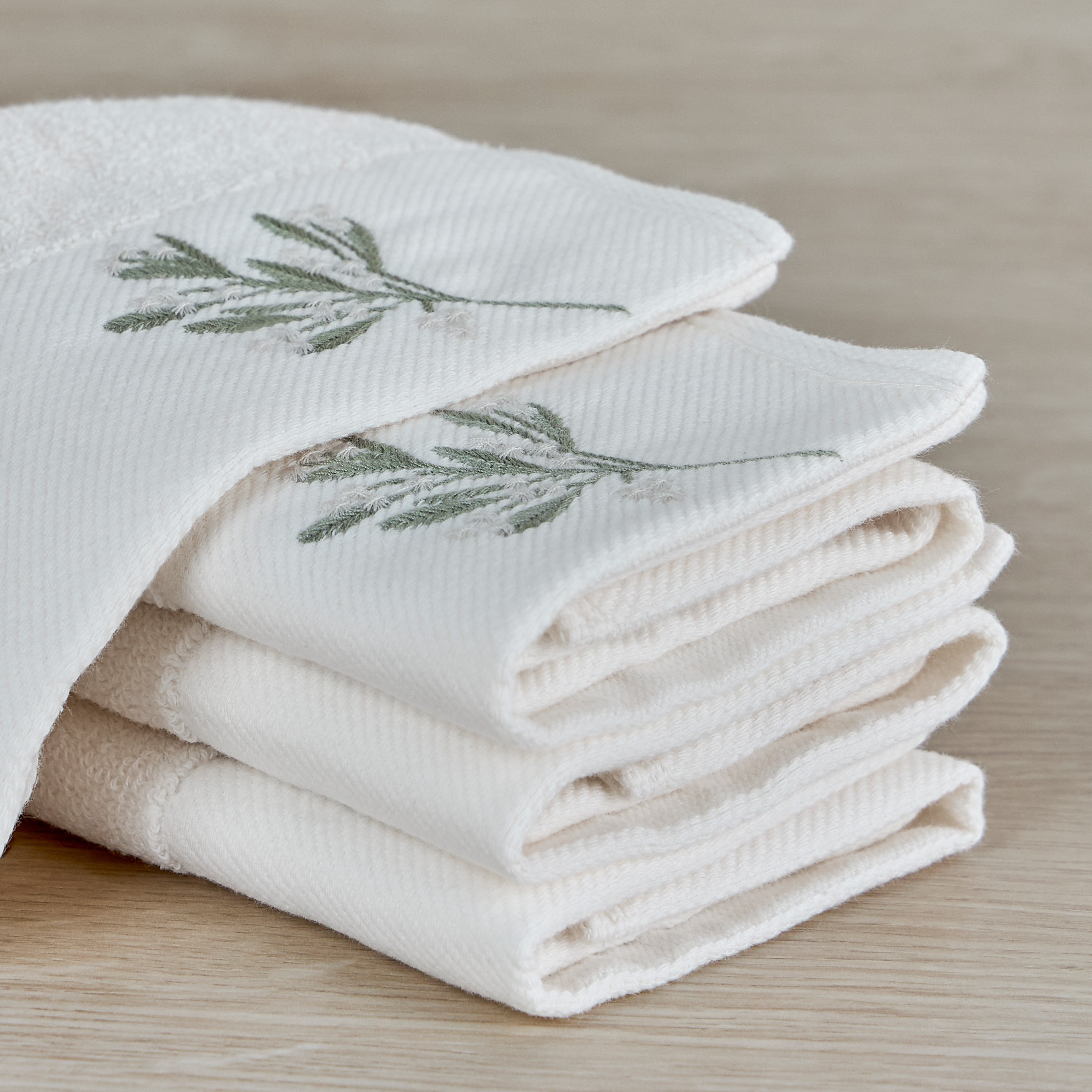 Marfil 4-Piece 550 GSM Turkish Cotton Fingertip Towel Set - 30x30 cm-household-bathandlaundry-bathlinen-towels-image-2