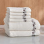 طقم مناشف صغيرة من القطن التركي 550 جرام لكل متر مربع 4 قطع - إمبر - 30×30 سم-household-bathandlaundry-bathlinen-towels-image-2