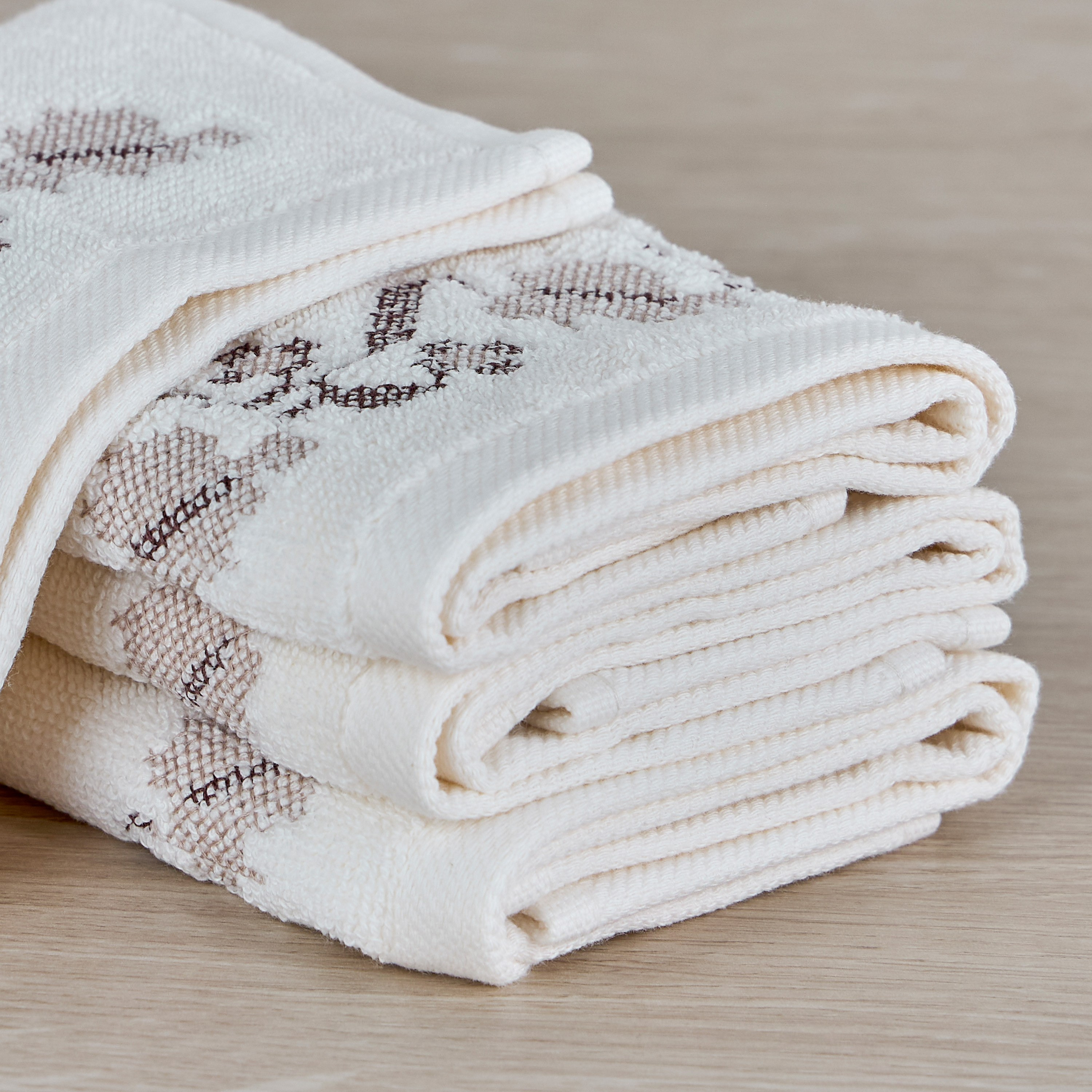 Alisa 4-Piece 550 GSM Turkish Cotton Fingertip Towel Set - 30x30 cm-household-bathandlaundry-bathlinen-towels-image-2