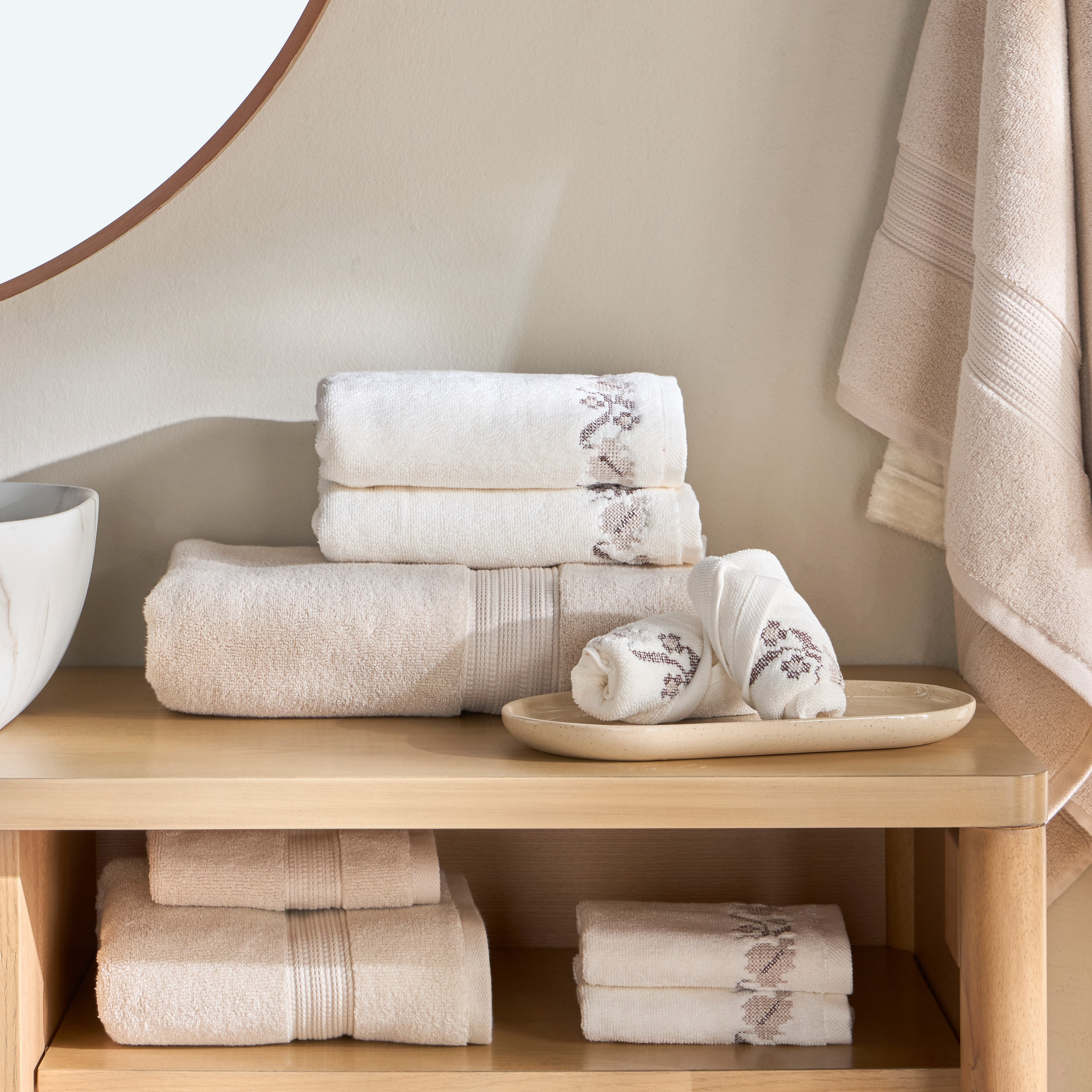 Alisa 4-Piece 550 GSM Turkish Cotton Fingertip Towel Set - 30x30 cm-household-bathandlaundry-bathlinen-towels-image-6