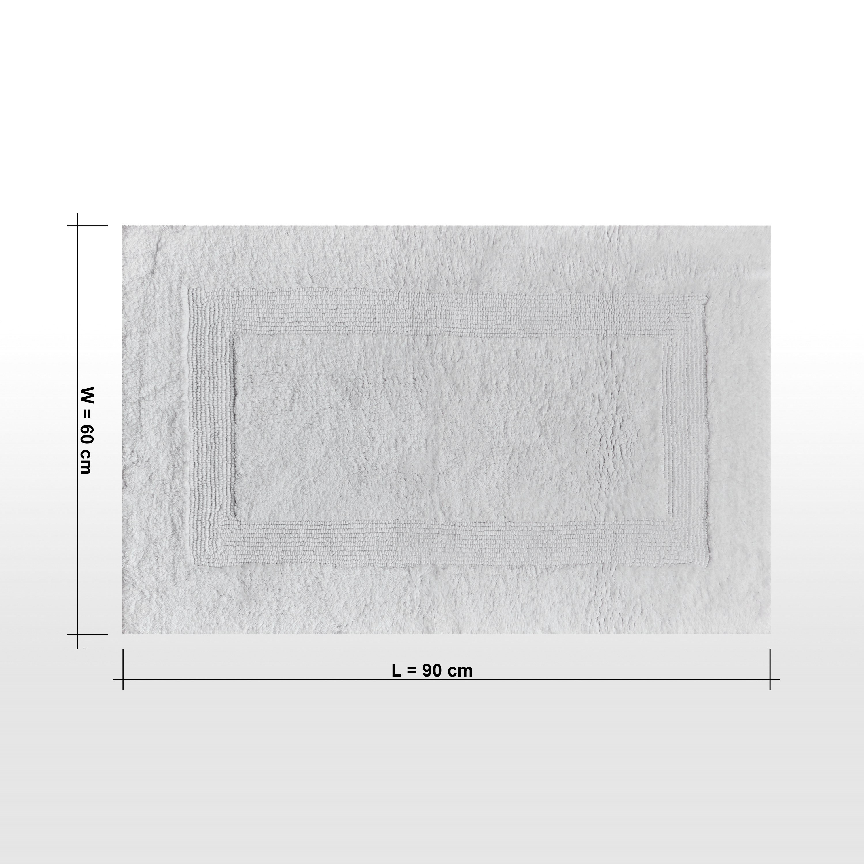 The White Studio Varsailles Bath Mat - 60x90 cm-household-bathandlaundry-bathlinen-bathmatsandtubmats-image-4