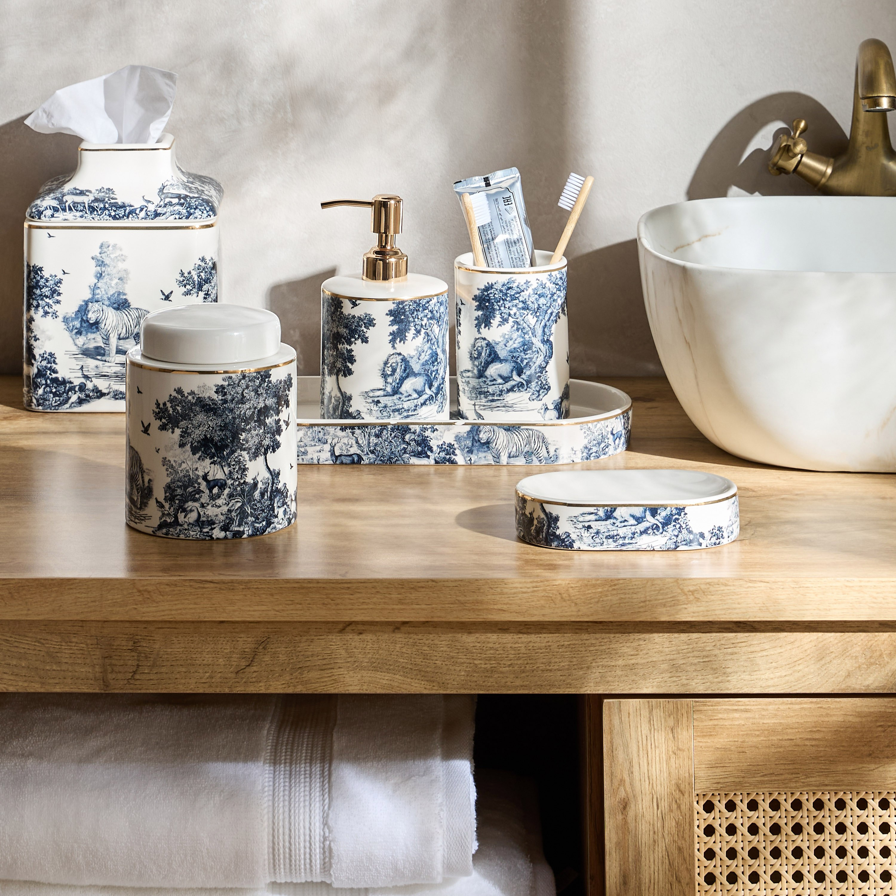 Toile De Juoy Cotton Jar-household-bathandlaundry-bathaccessories-tissueboxesandcottonjars-image-4