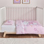 طقم غطاء لحاف أطفال قطعتين بتصميم هيلو كيتي زهري - 100x125 سم-kids-beddingandwindows-bedding-duvetcovers-image-5