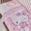 طقم غطاء لحاف أطفال قطعتين بتصميم هيلو كيتي زهري - 100x125 سم-kids-beddingandwindows-bedding-duvetcovers-image-4