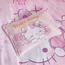 طقم غطاء لحاف أطفال قطعتين بتصميم هيلو كيتي زهري - 100x125 سم-kids-beddingandwindows-bedding-duvetcovers-image-3
