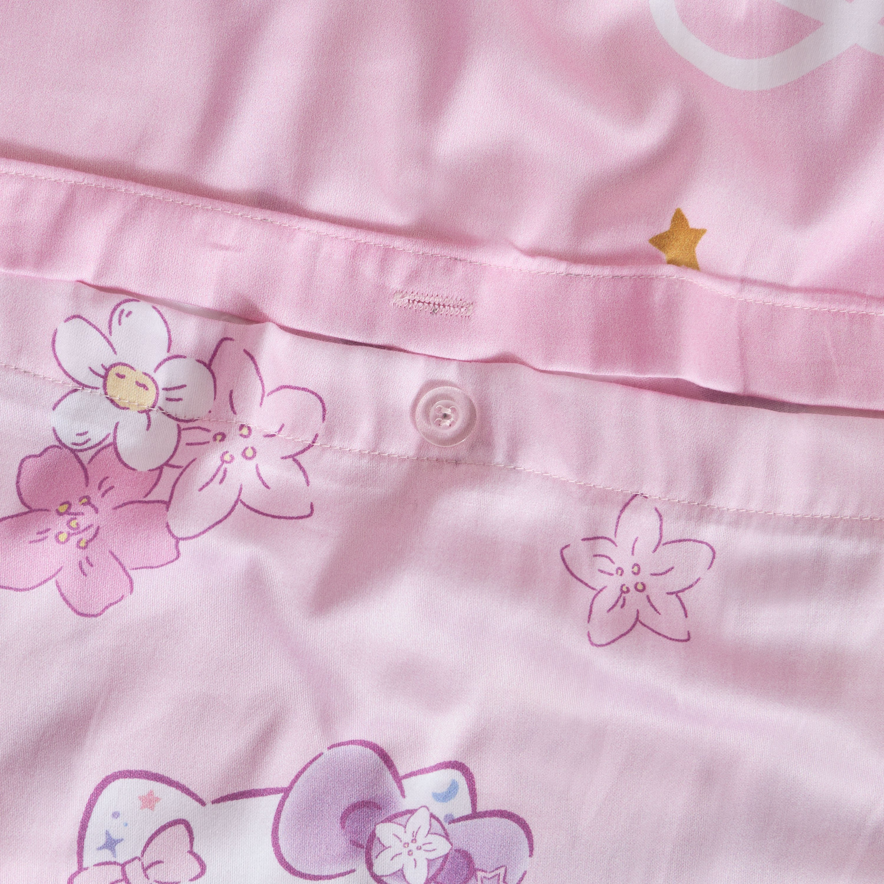 طقم غطاء لحاف أطفال قطعتين بتصميم هيلو كيتي زهري - 100x125 سم-kids-beddingandwindows-bedding-duvetcovers-image-4