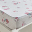 Hello Kitty Blossom Cotton 220 Thread Count Single Fitted Sheet - 90x200 cm-babyandkids-beddingandwindows-bedding-fittedandflatsheets-image-1