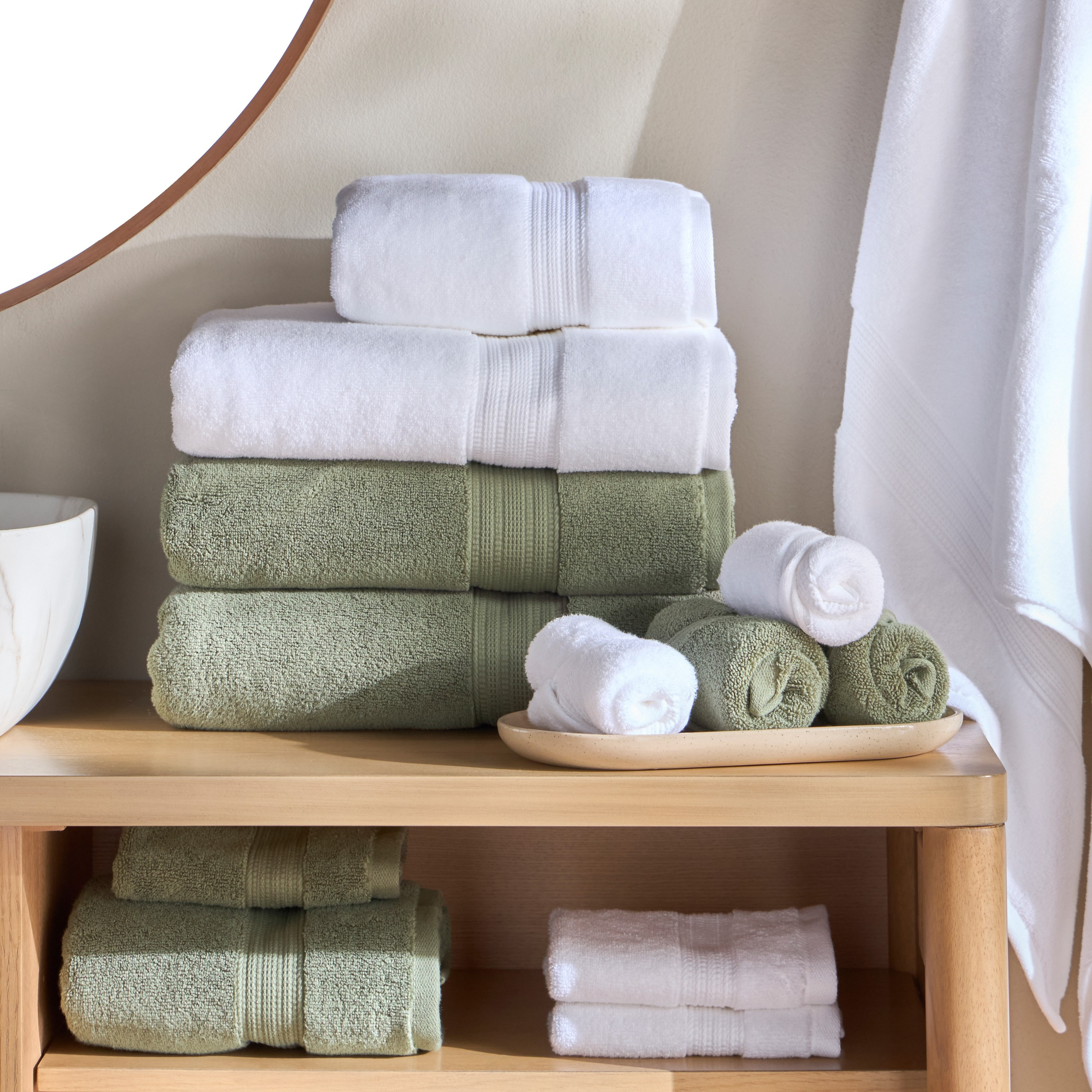 منشفة حمام قطن 650 جرام لكل متر مربع - كونوسير - 70x140 سم-household-bathandlaundry-bathlinen-towels-image-7