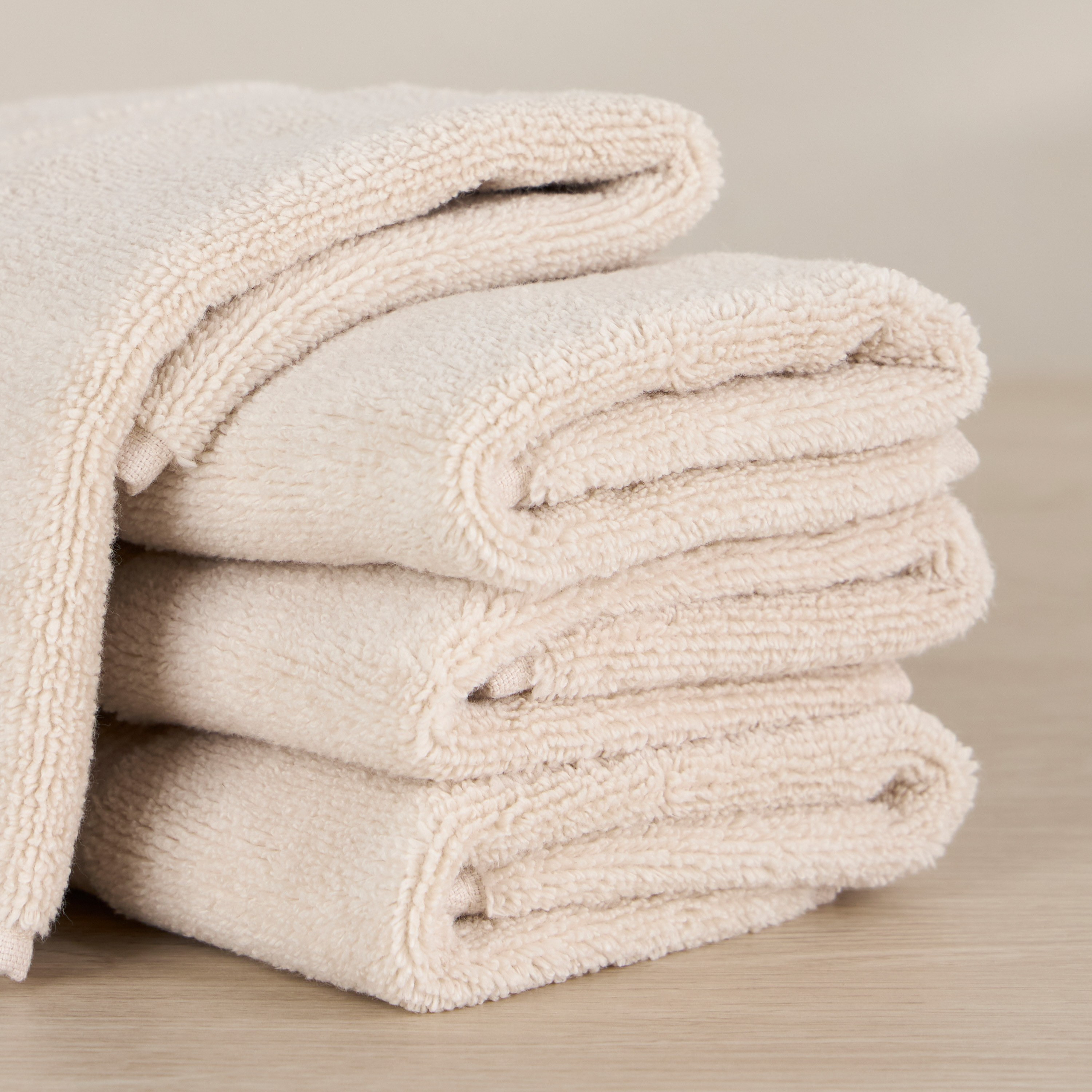 طقم مناشف صغيرة قطن 650 جرام لكل متر مربع من 4 قطع - كونسير - 33x33 سم-household-bathandlaundry-bathlinen-towels-image-2