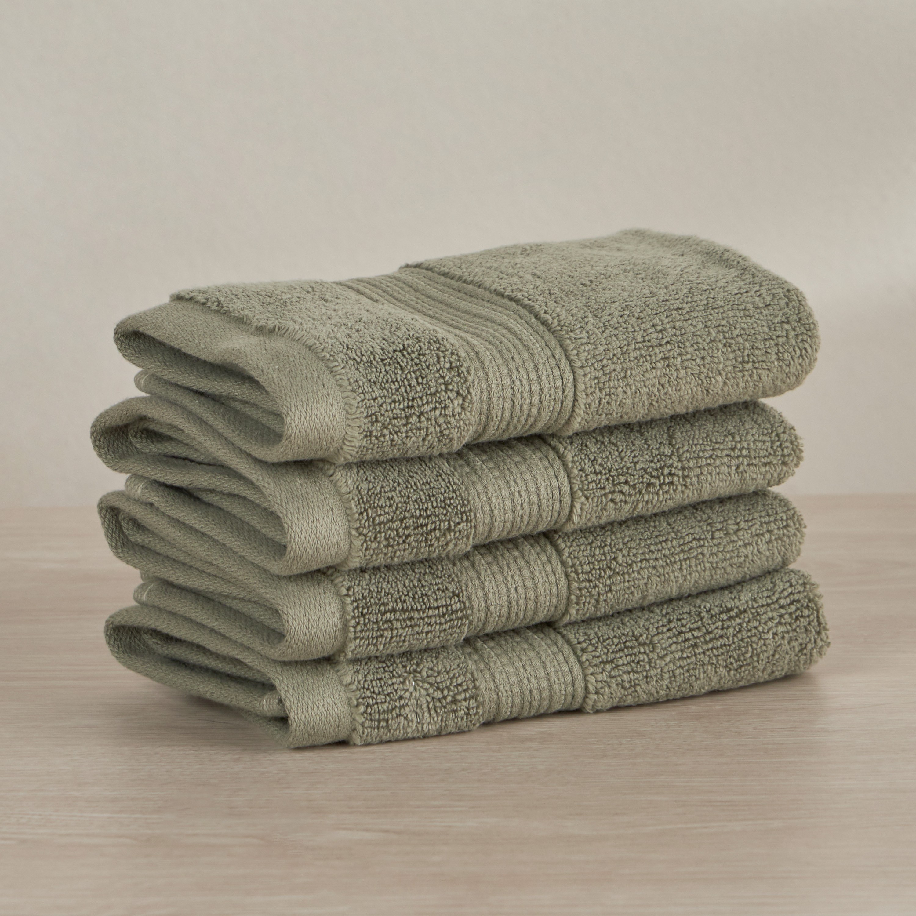 Connoiseur 4-Piece 650 GSM Cotton Fingertip Towel Set - 33x33 cm-household-bathandlaundry-bathlinen-towels-image-1