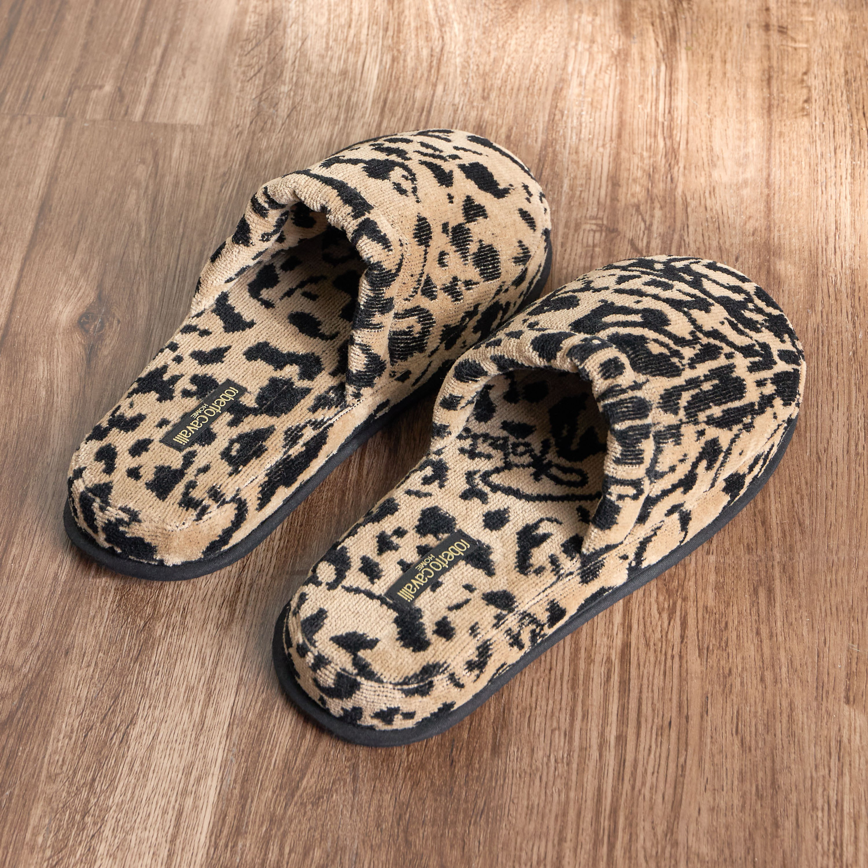 Roberto Cavalli Lynx Indoor Slippers - Small to Medium-household-bathandlaundry-bathlinen-bathrobesandslippers-slippers-image-1