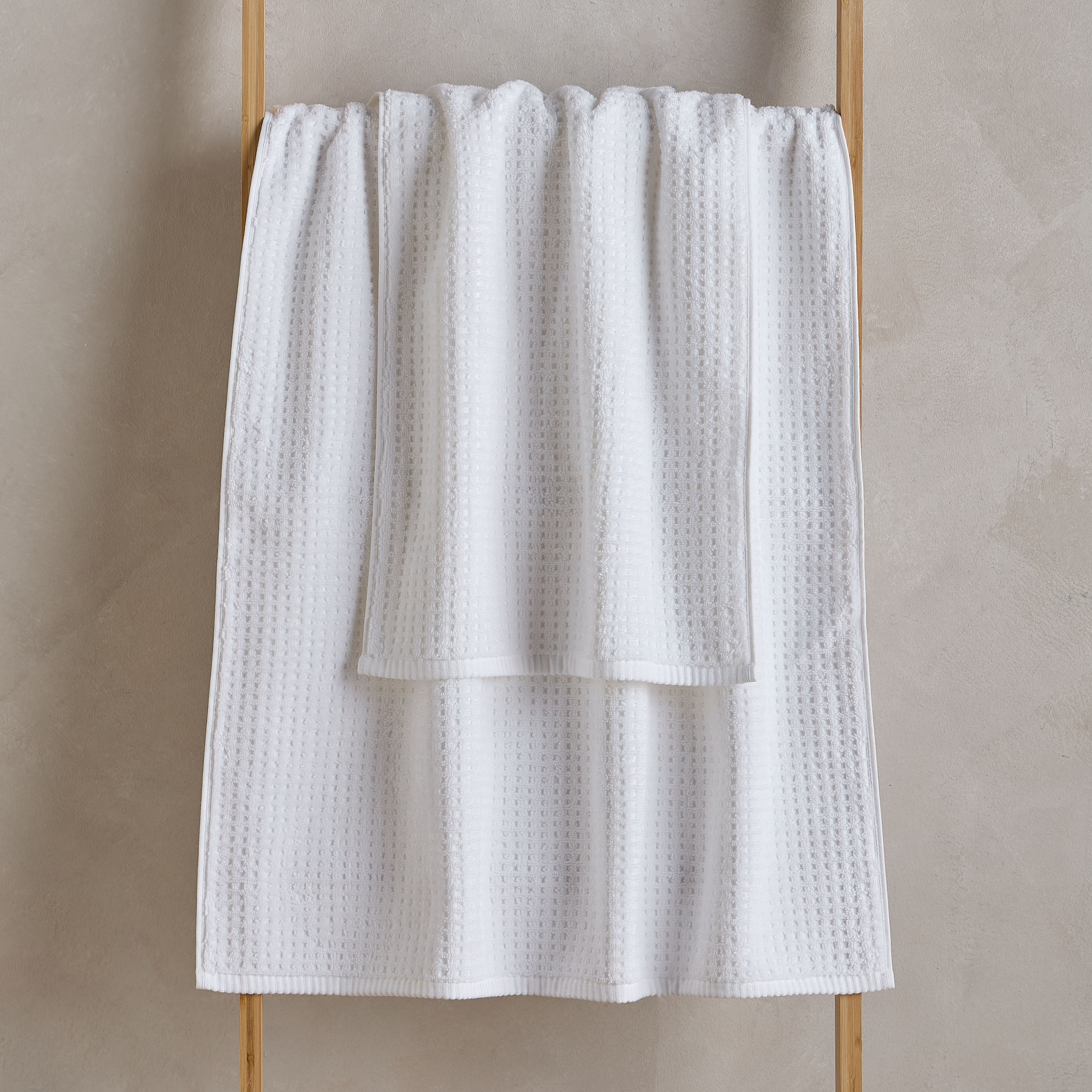 Waffle 4-Piece 550 GSM Cotton Towel Set-household-bathandlaundry-bathlinen-towels-image-2