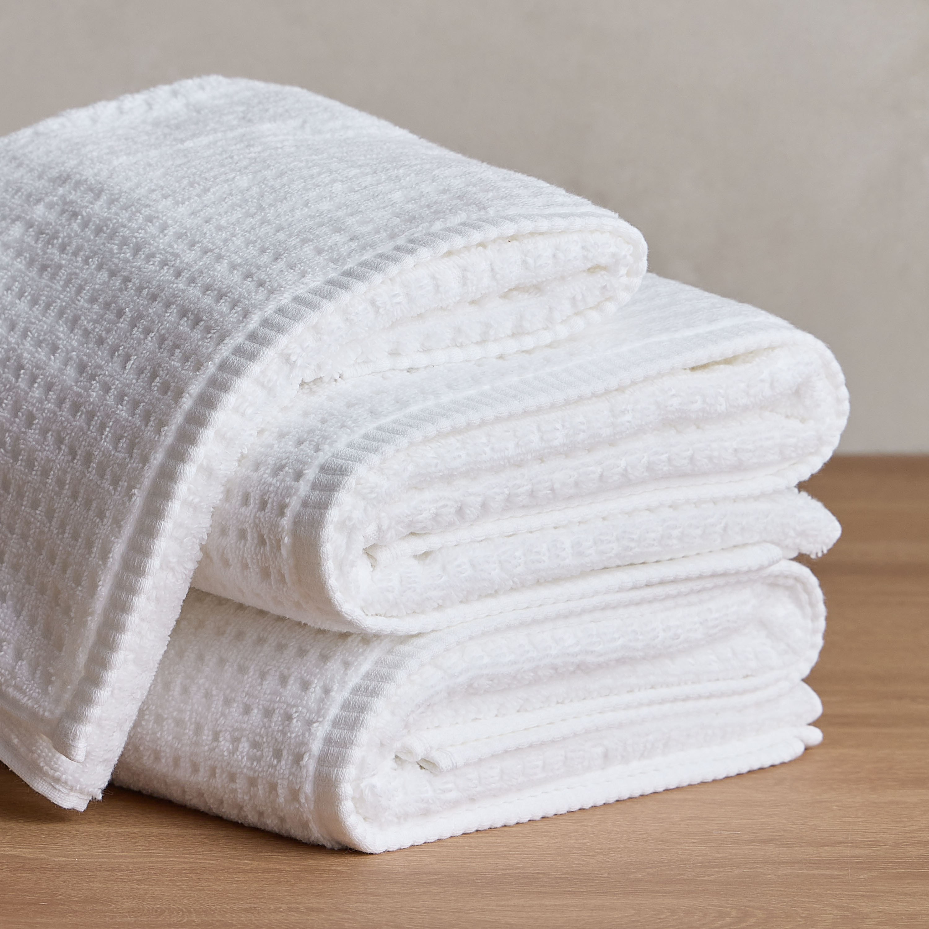 Waffle 4-Piece 550 GSM Cotton Towel Set-household-bathandlaundry-bathlinen-towels-image-4