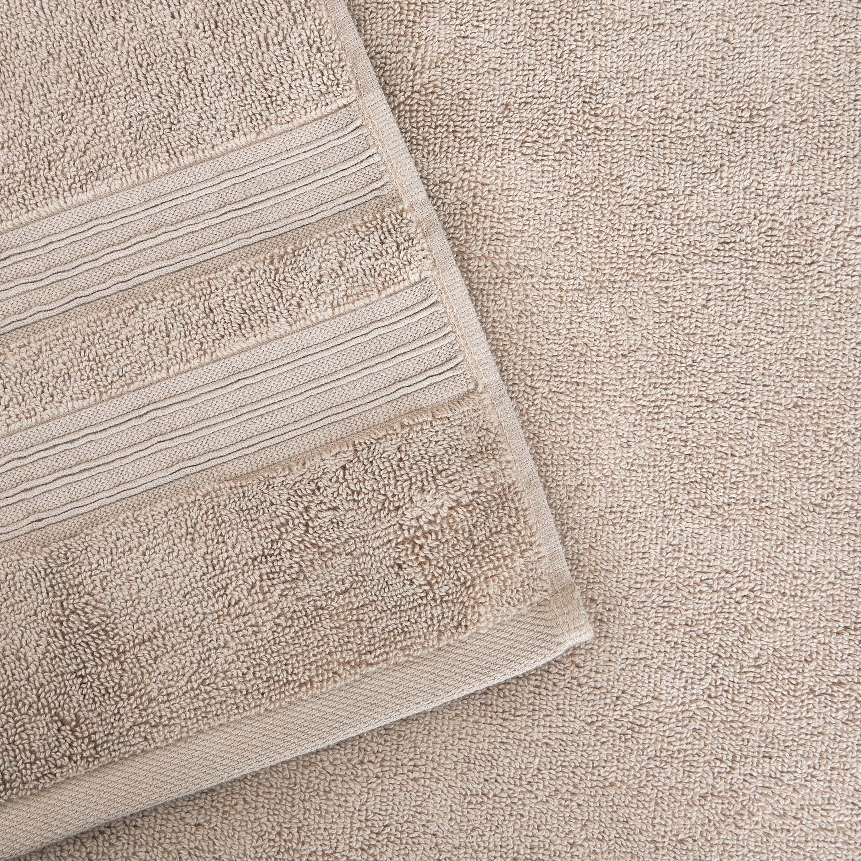منشفة حمام قطنية بكثافة 650 جرام لكل متر مربع - ريتريت - 70×140 سم-household-bathandlaundry-bathlinen-towels-image-3