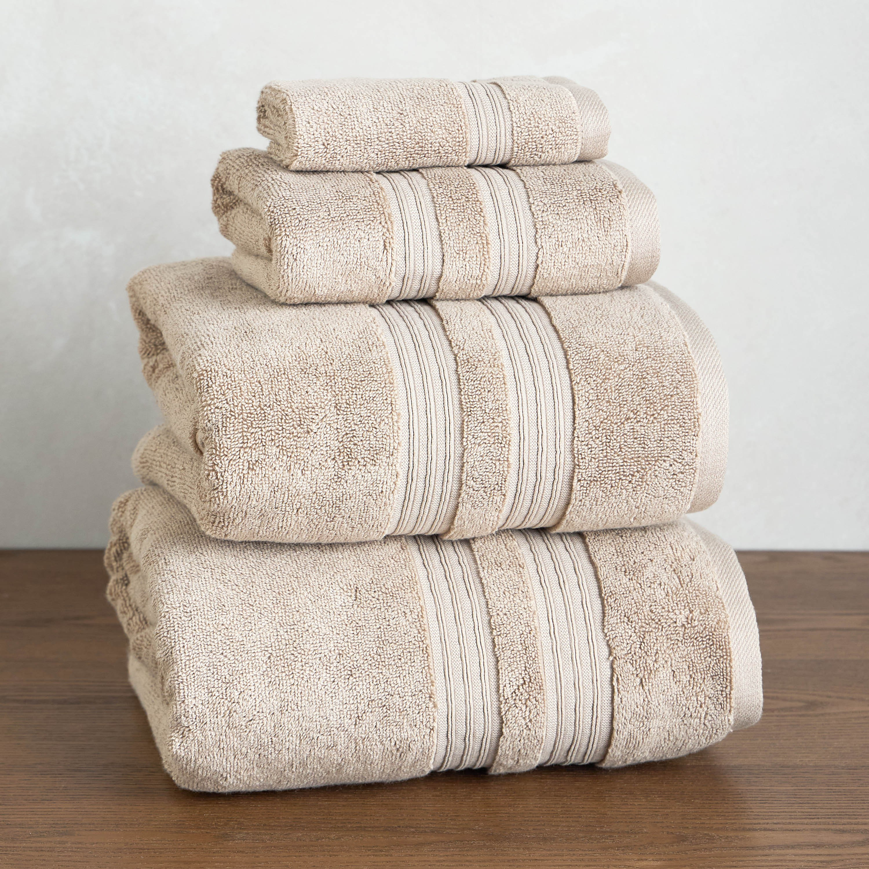 منشفة حمام قطنية بكثافة 650 جرام لكل متر مربع - ريتريت - 70×140 سم-household-bathandlaundry-bathlinen-towels-image-5