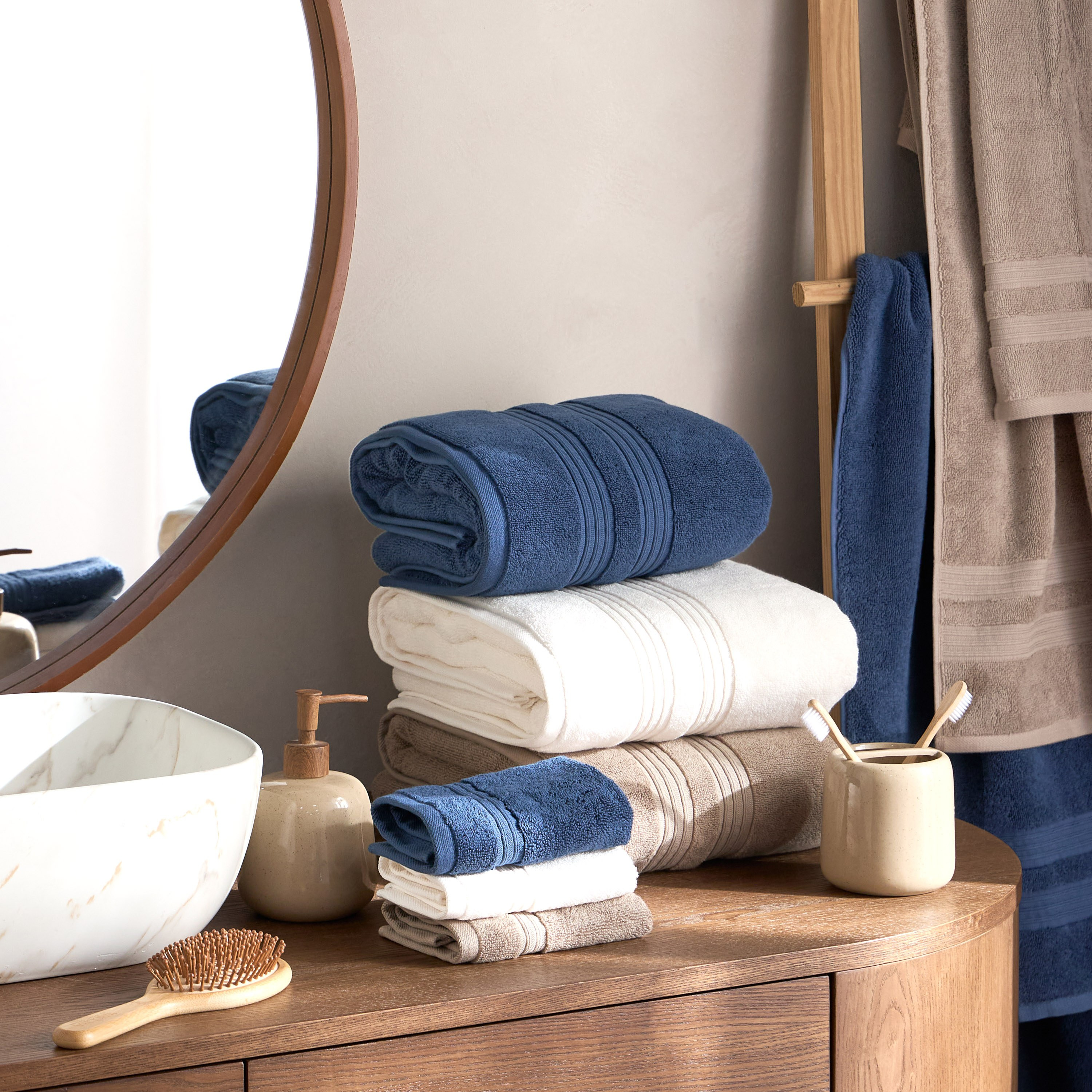Retreat 4-Piece 650 GSM Cotton Fingertip Towel Set - 30x30 cm-household-bathandlaundry-bathlinen-towels-image-6