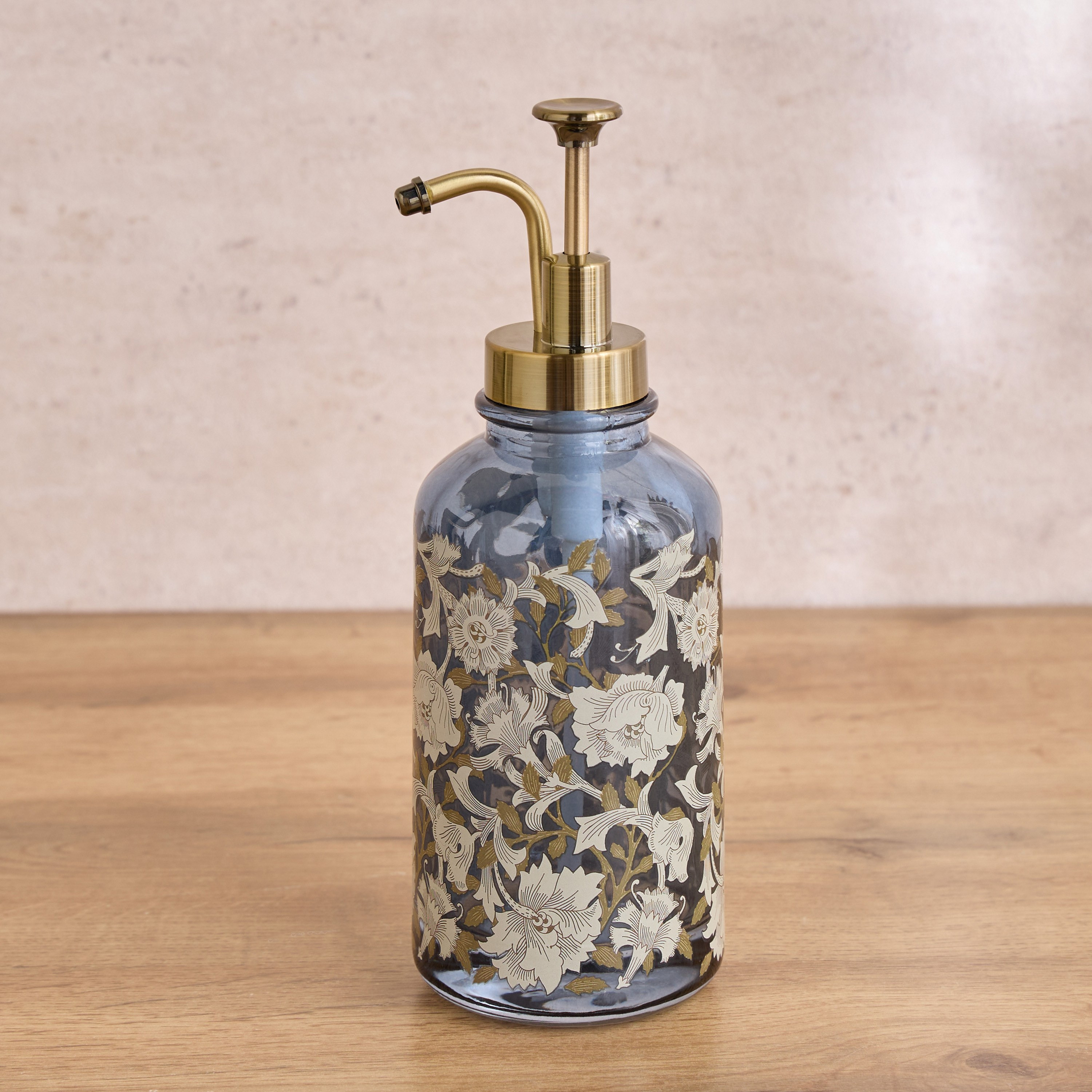 موزع صابون بنقوش زهرية - هيريتيج ميدو-household-bathandlaundry-bathaccessories-soapdishesanddispensers-image-1