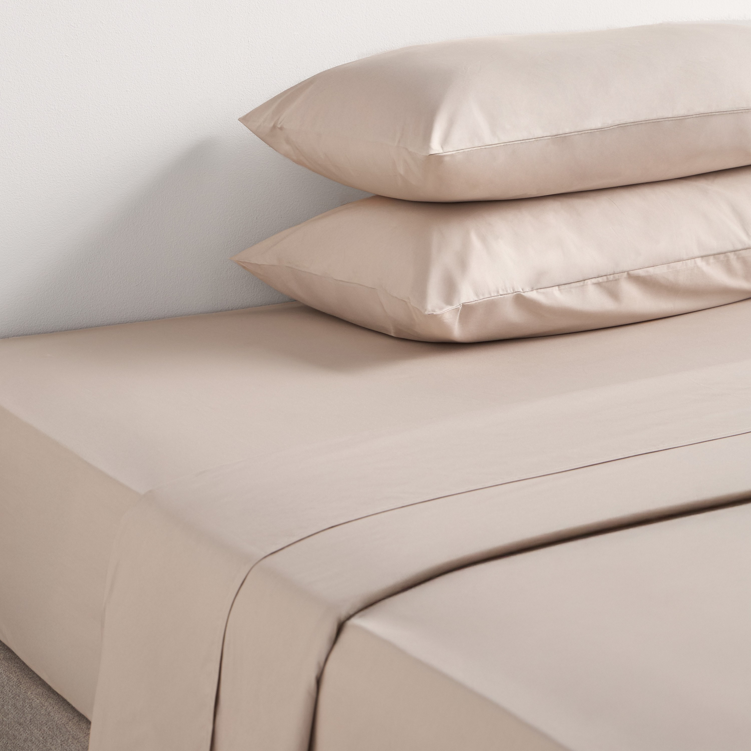 Serenity Cotton Percale 200 Thread Count Queen Fitted Sheet - 160x200 cm-household-bedding-sheetsandpillowcases-fittedsheets-image-3