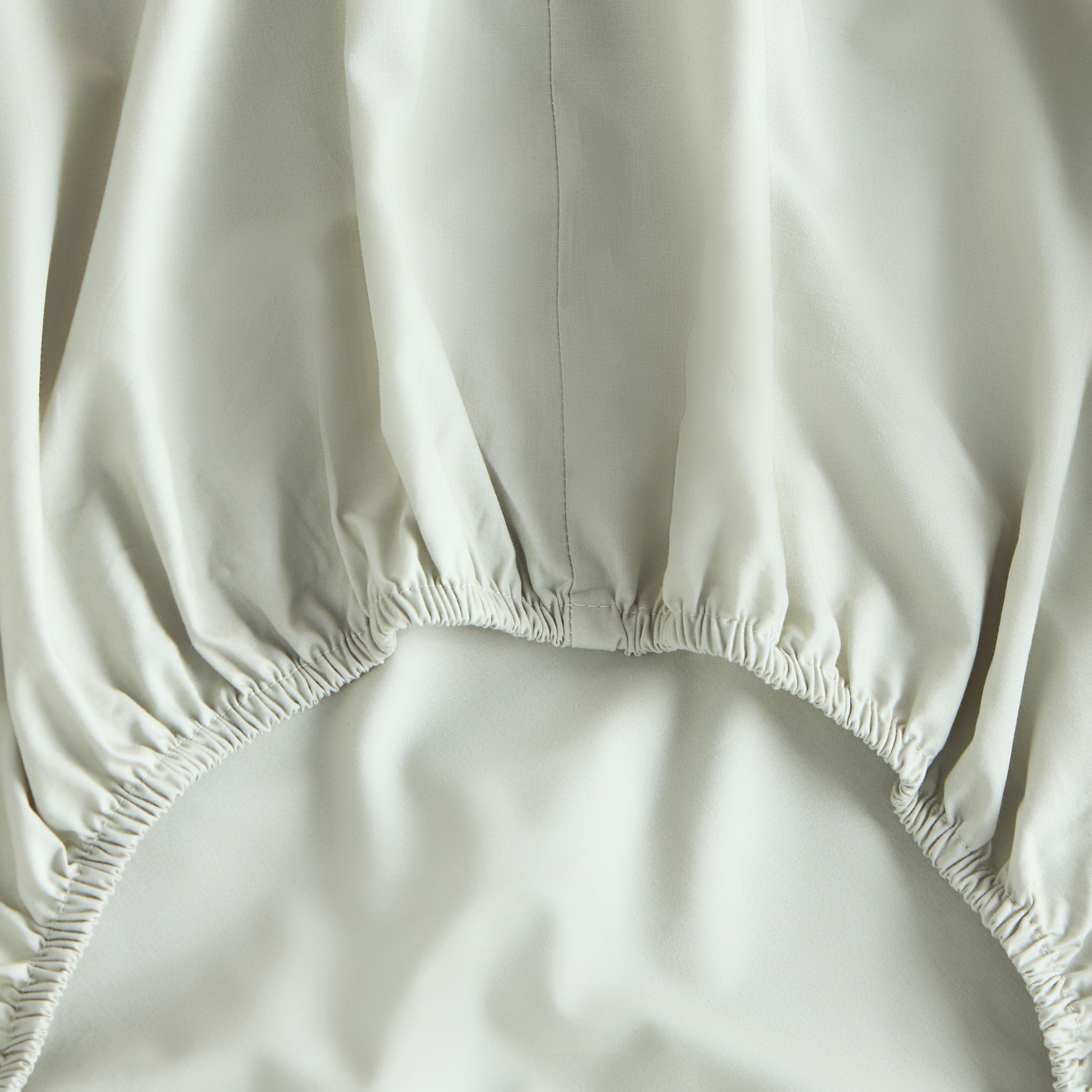 Serenity Cotton Percale 200 Thread Count King Fitted Sheet - 180x205 cm-household-bedding-sheetsandpillowcases-fittedsheets-image-2