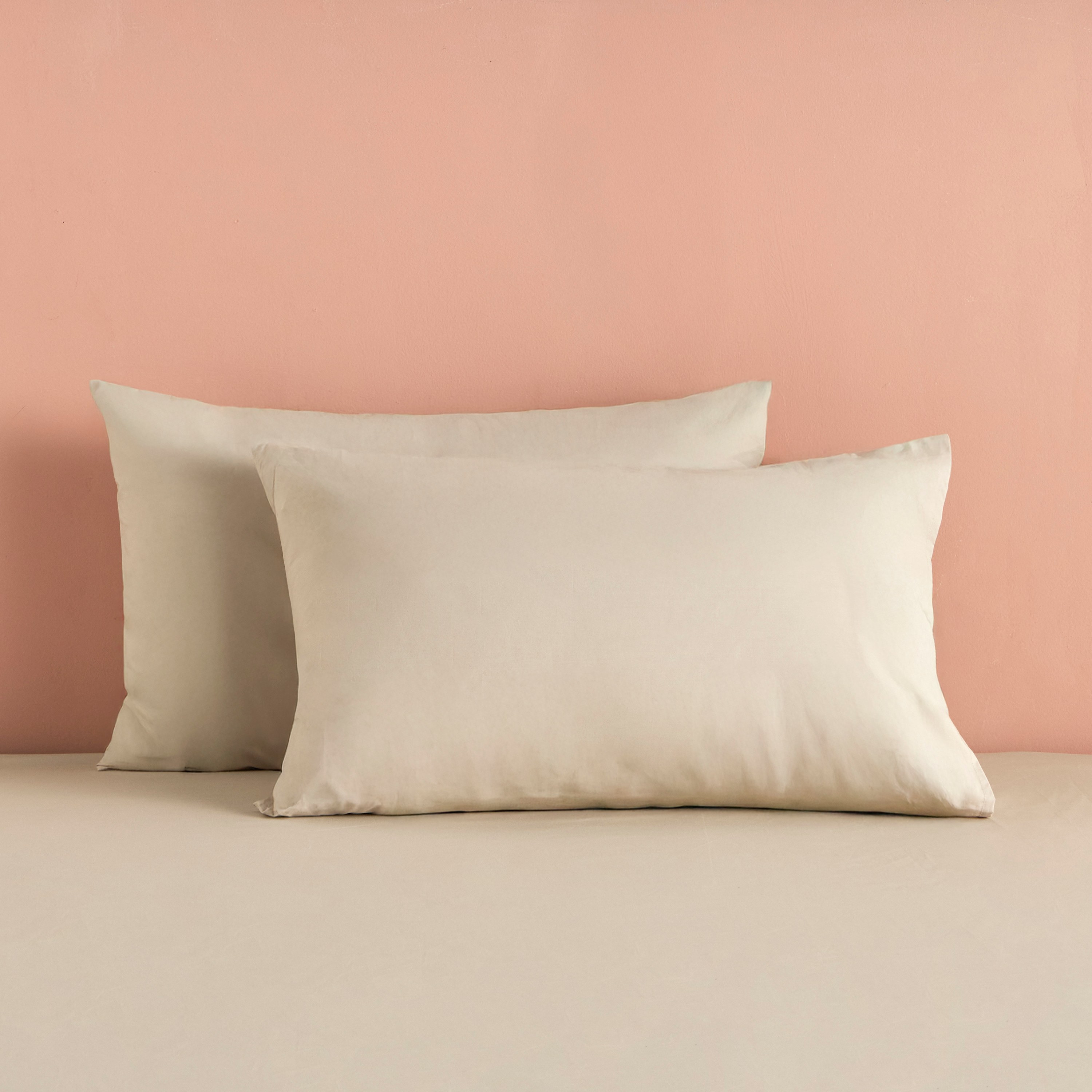 طقم غطاء وسادة قياسي من قطعتين عدد خيوط 200 قطن بركال - سيرينيتي - 50x75 سم-household-bedding-sheetsandpillowcases-pillowcases-image-1