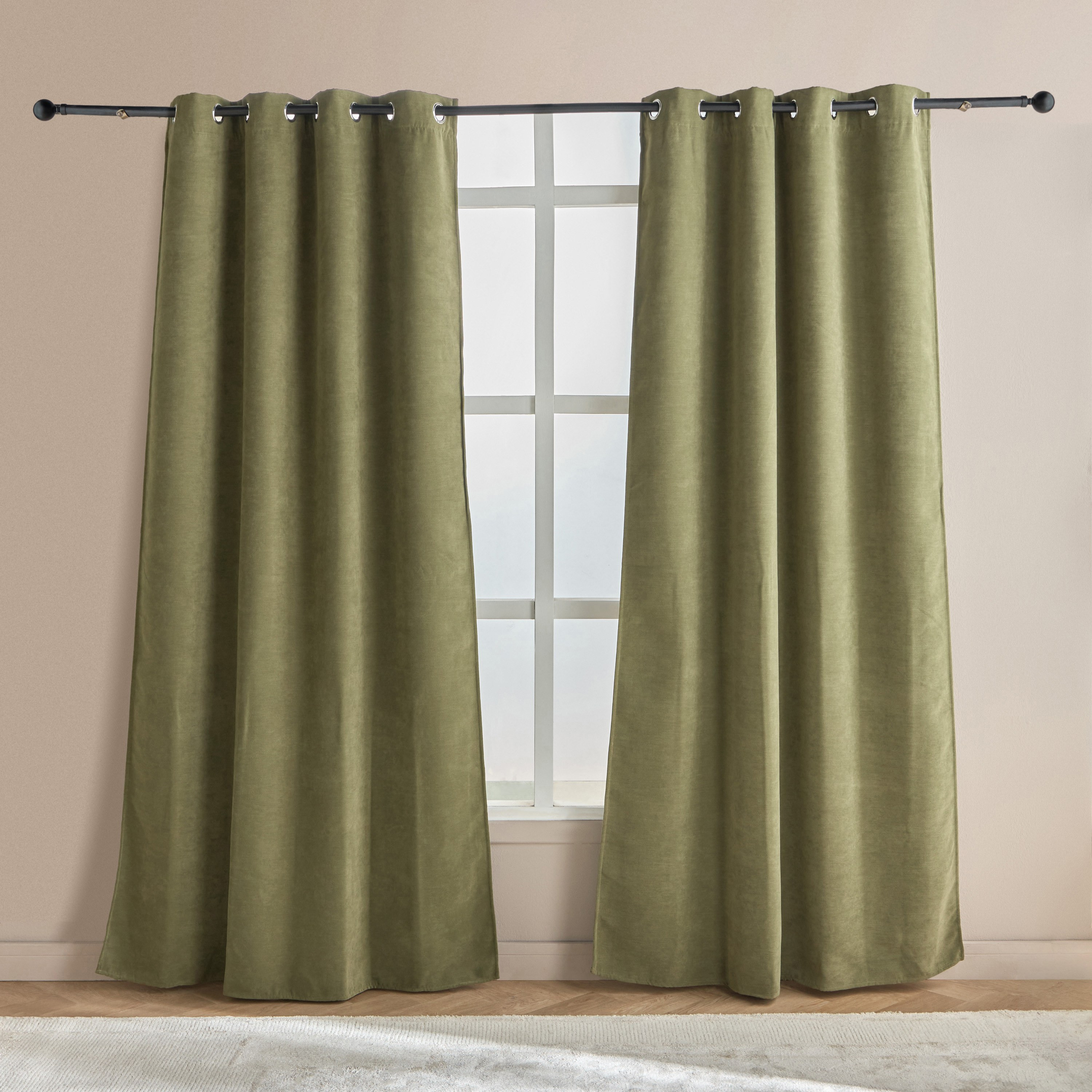 Stellar 2-Piece Blackout Curtain Set - 135x300 cm-household-windows-curtains-image-1