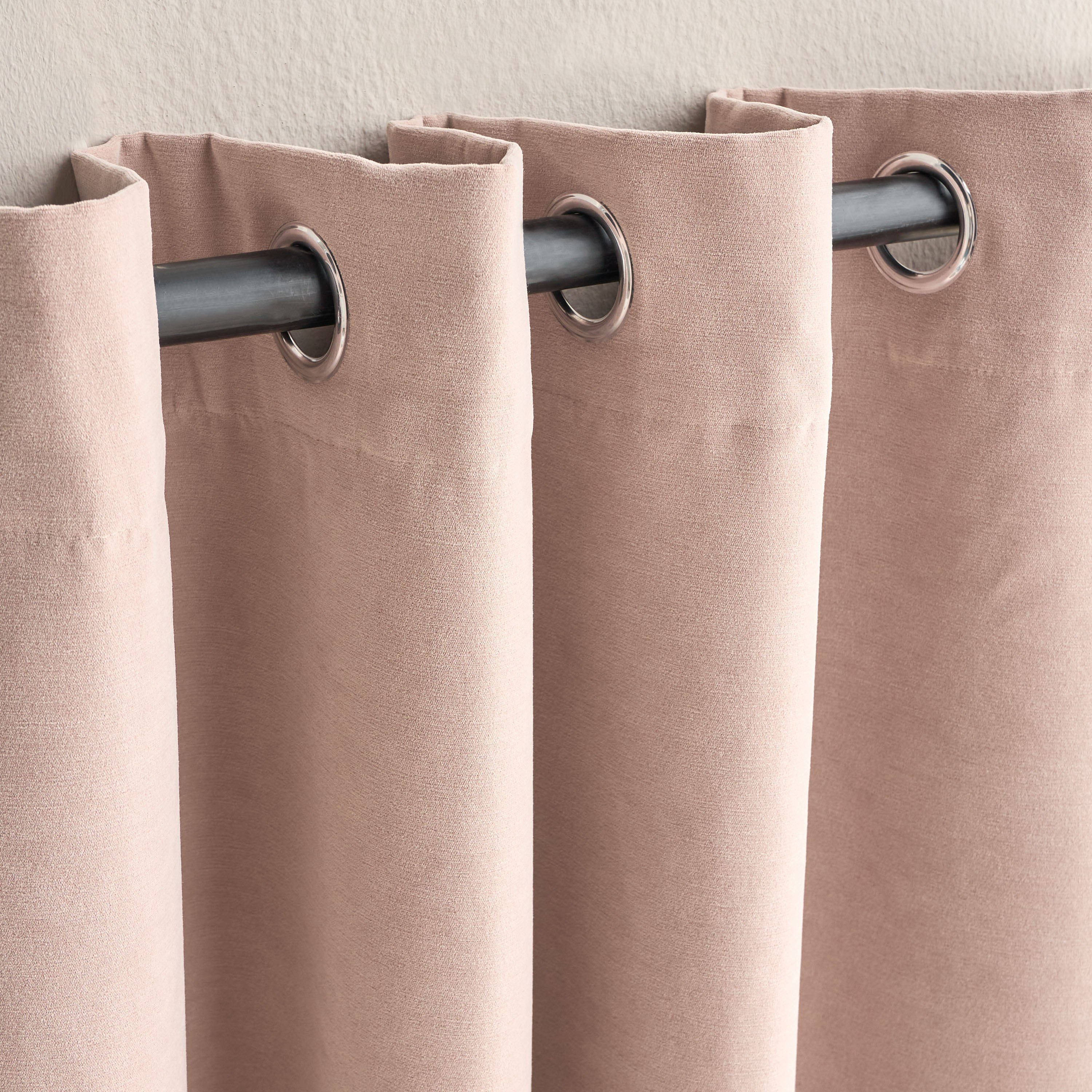 طقم 2 ستائر معتمة قطعتين - ستيلار - 135x300 سم-household-windows-curtains-image-2