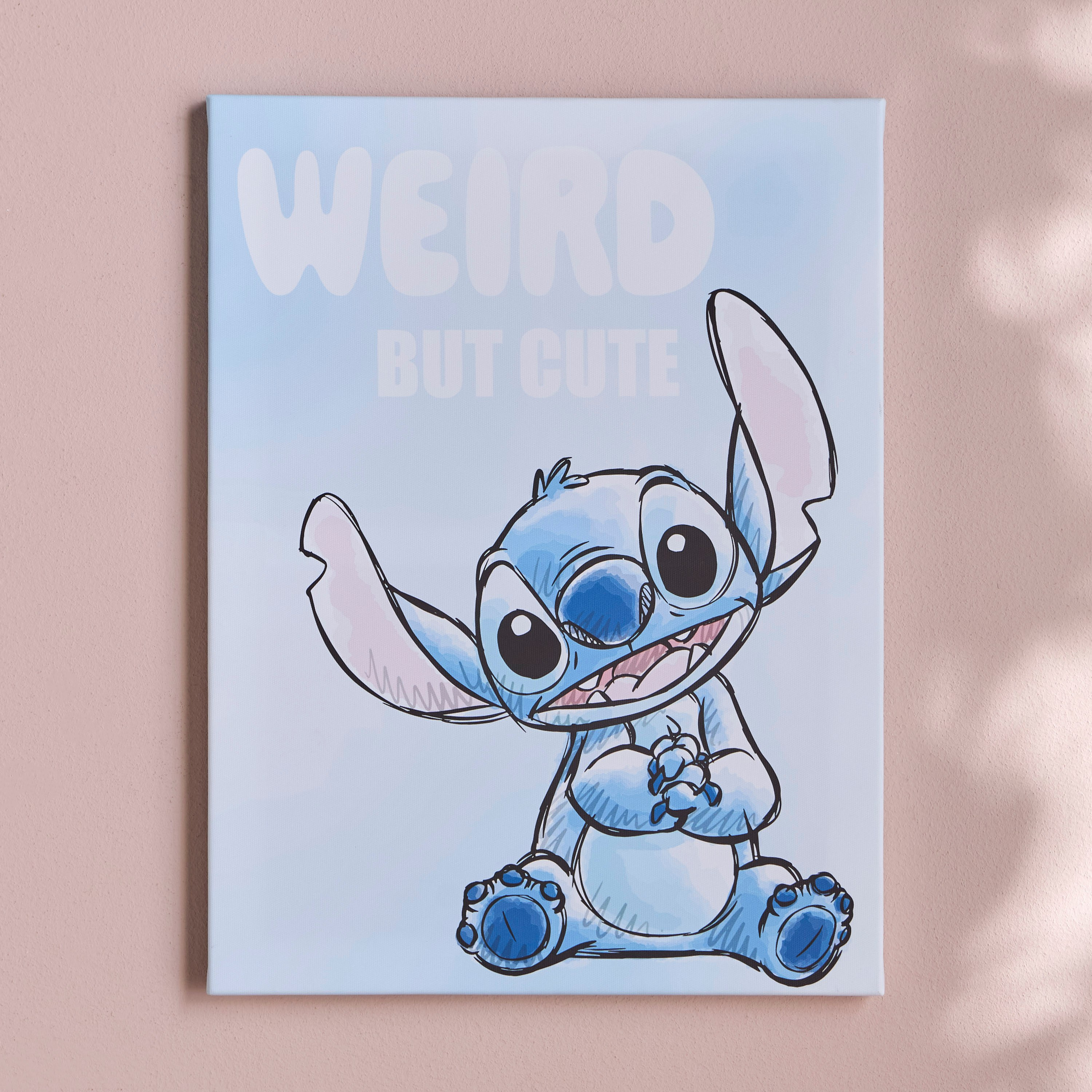 زينة حائط كانفاس بتصميم ستيتش - 30x40 سم-kids-decorandlighting-decor-wallart-image-1