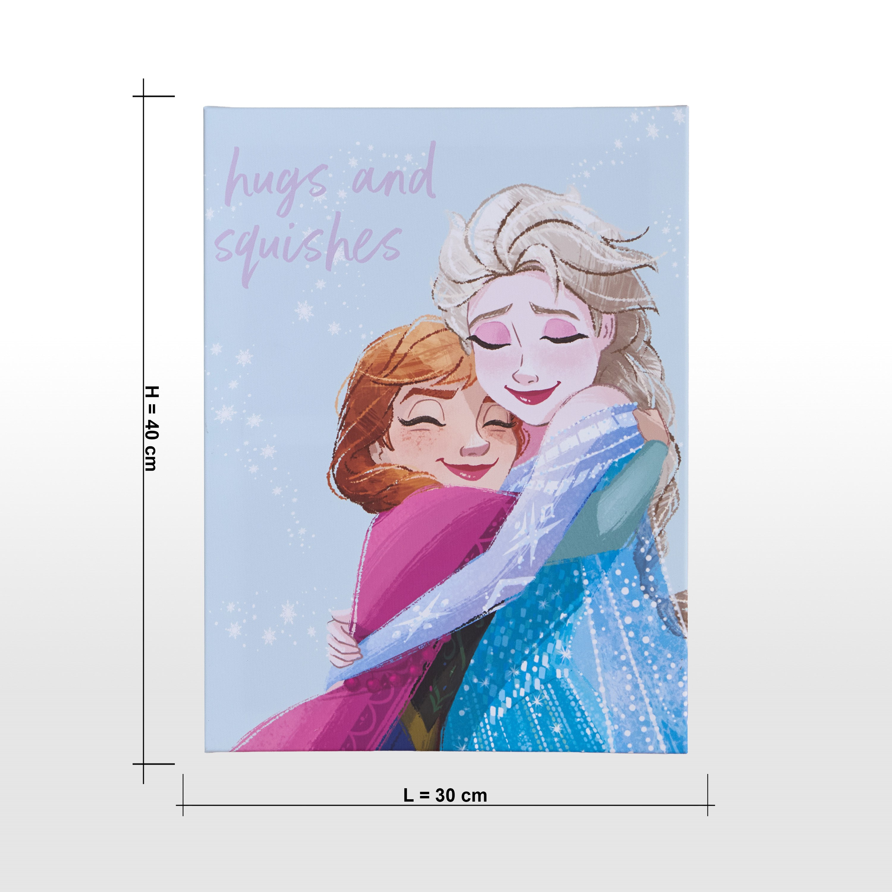 زينة حائط كانفاس - هاجز آند سكويشز من فروزن - 30x40 سم-kids-decorandlighting-decor-decoraccessories-image-4