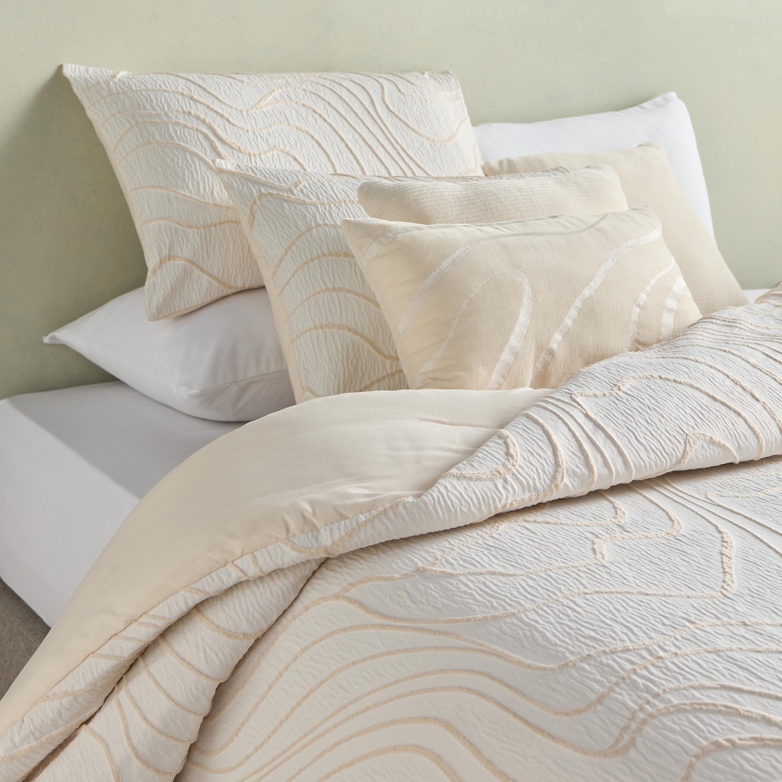 Emmy Jacquard 6-Piece Super King Comforter Set - 240x260 cm-household-bedding-comfortersandbedspreads-comforters-image-1