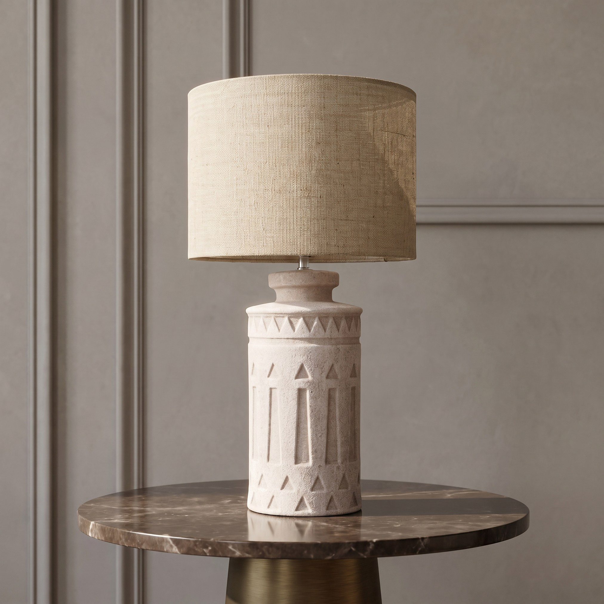 Past Future Adara Ceramic Table Lamp - 67 cm-household-lighting-tableanddesklamps-image-1