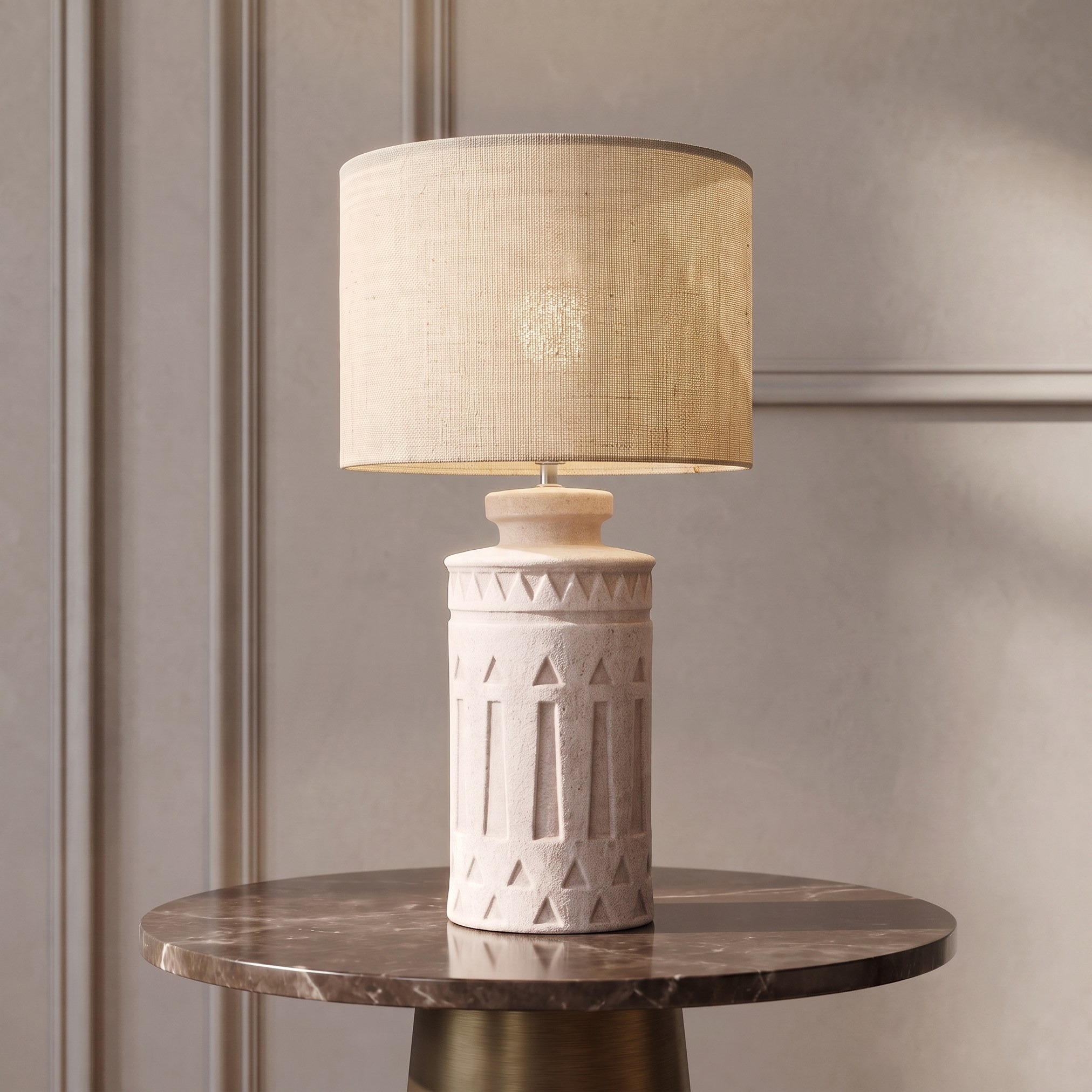 Past Future Adara Ceramic Table Lamp - 67 cm-household-lighting-tableanddesklamps-image-2